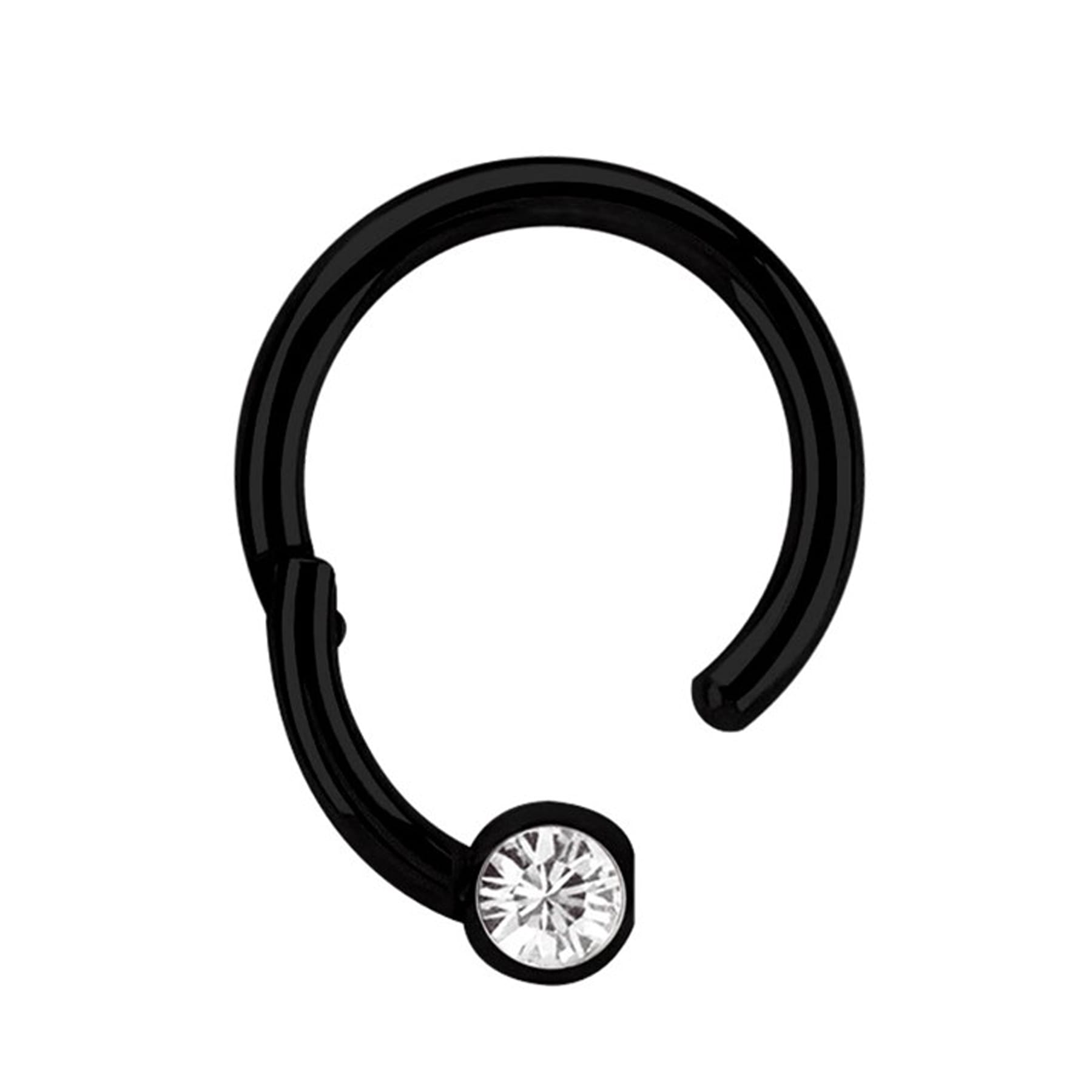 Adelia´s Nasenpiercing "Piercing  Nasenpiercing" Aus 316l Stahl​ PVD schwar günstig online kaufen