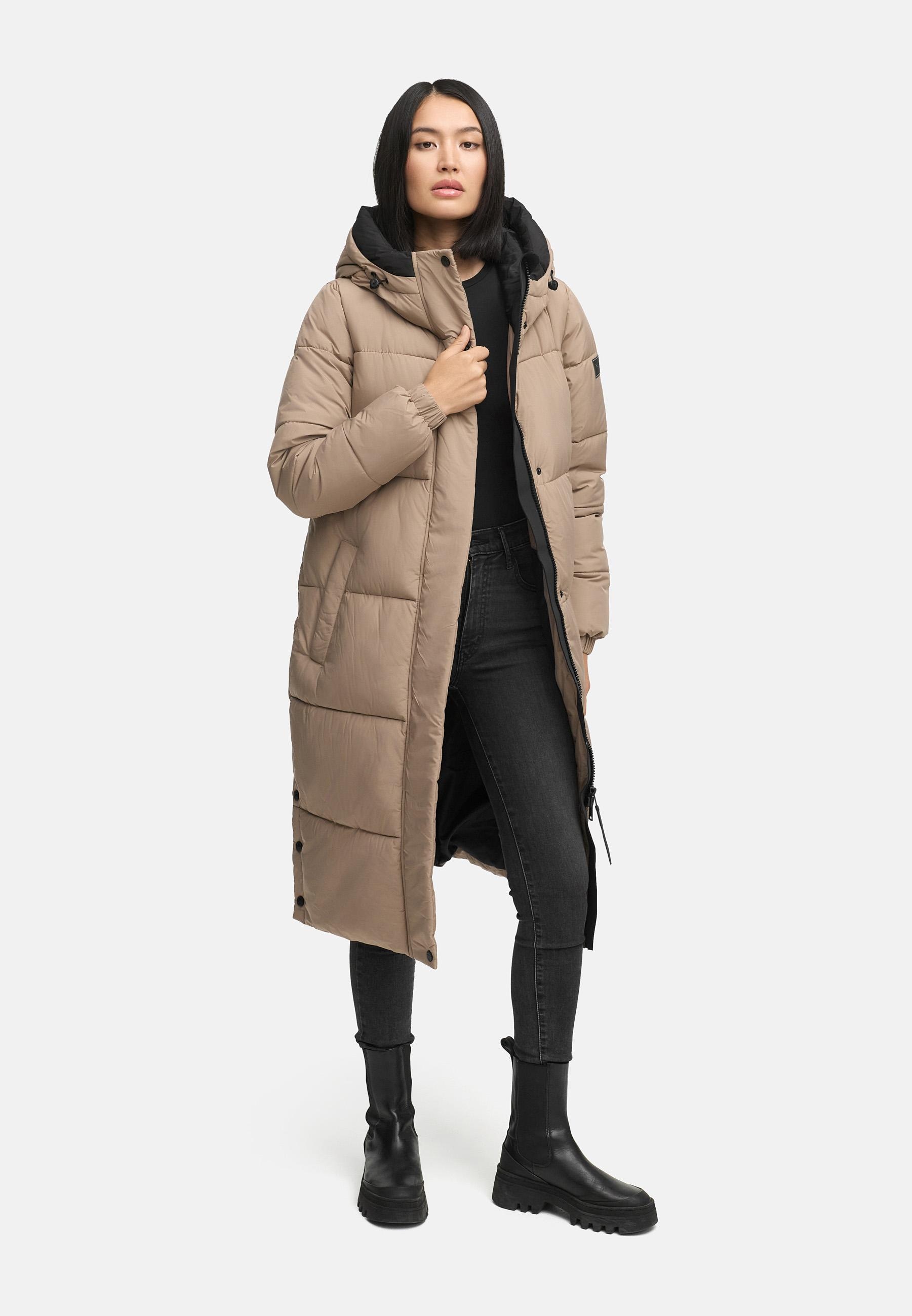 Navahoo Steppmantel »Taublüte XIV« Gesteppter Damen Mantel mit 2-Wege-Reißverschluss