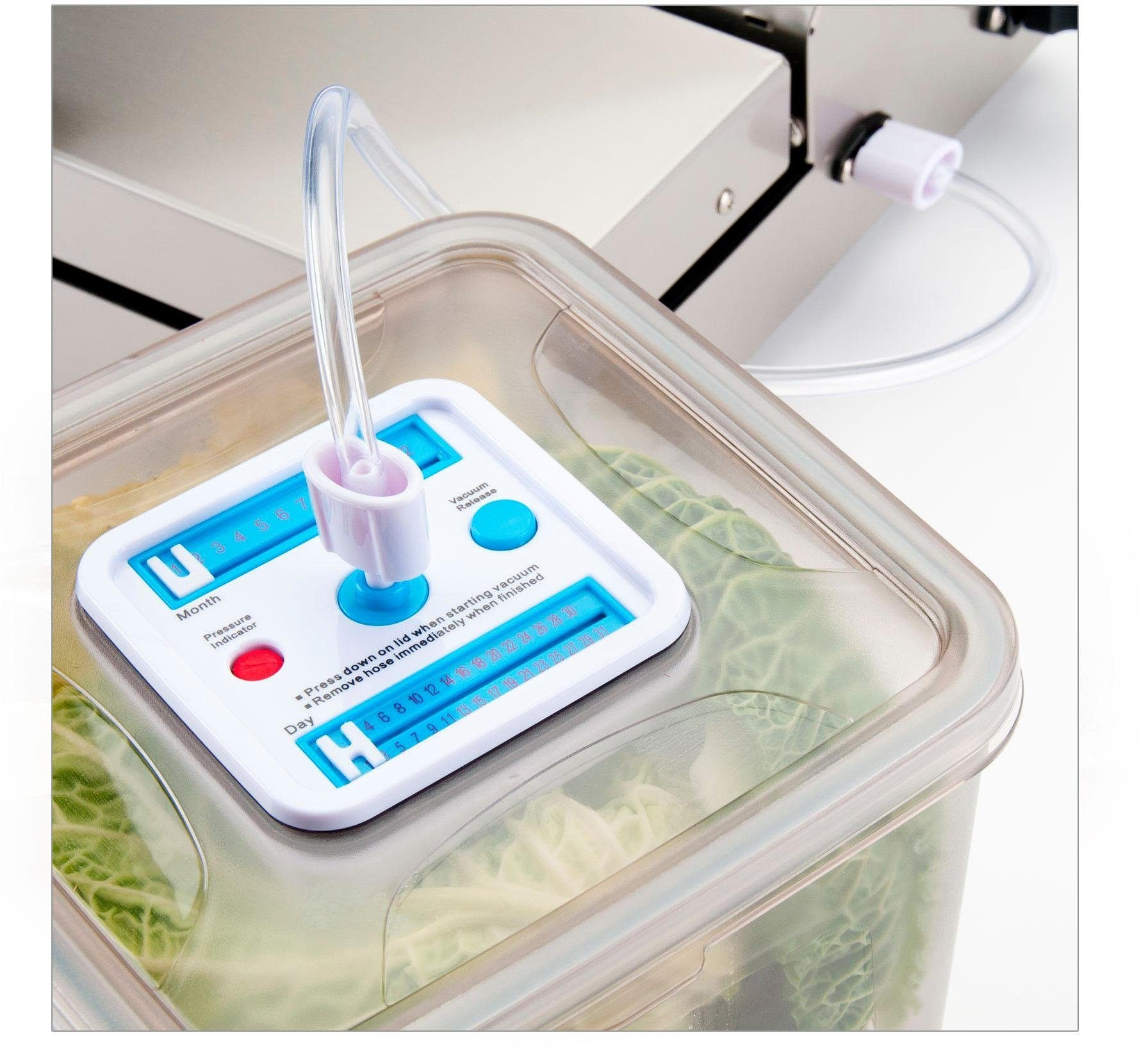 Gastroback Vakuumbehälter »46111«, (2 tlg.), mit Datum und Codierungsanzeige
