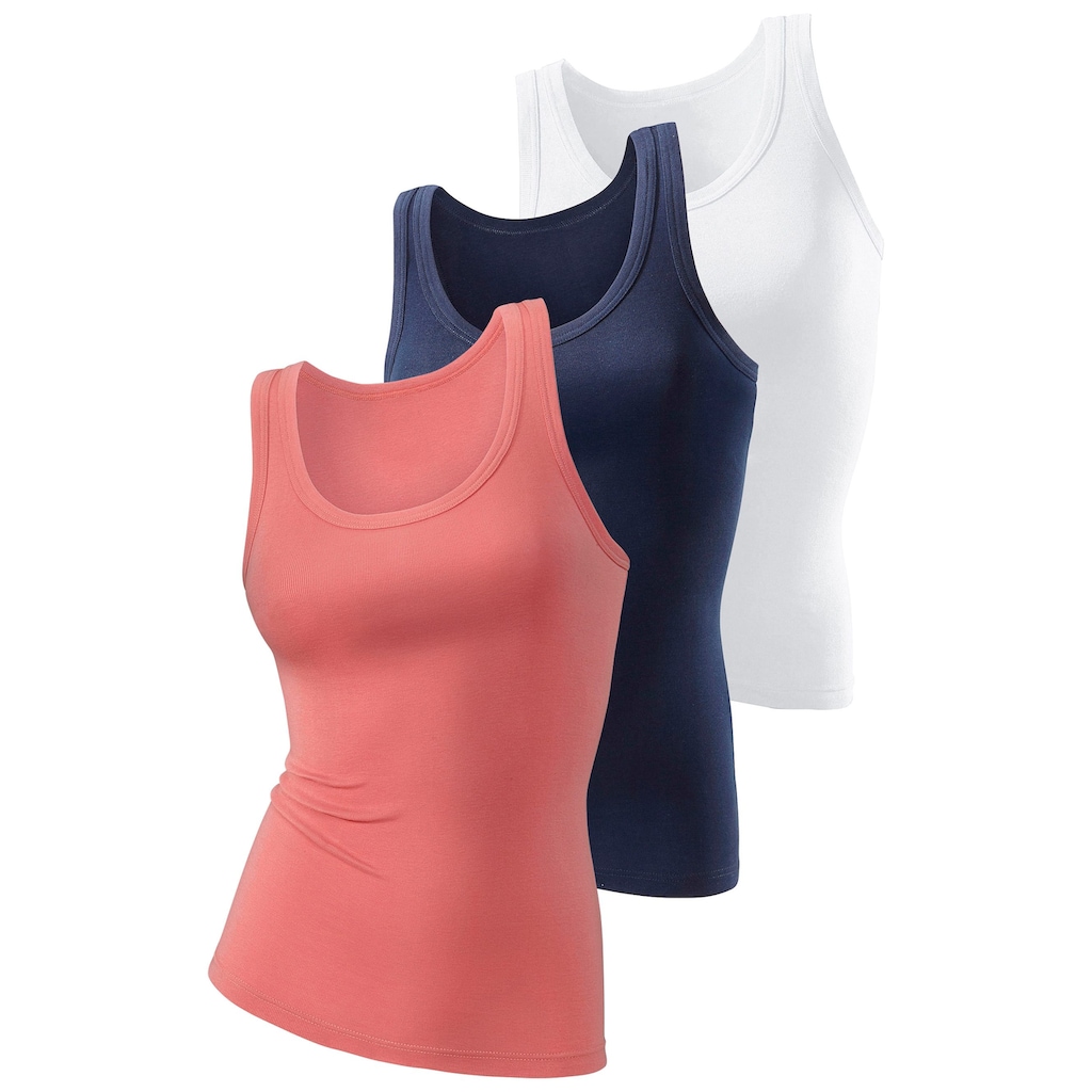 H.I.S Tanktop, (Packung, 3er-Pack)