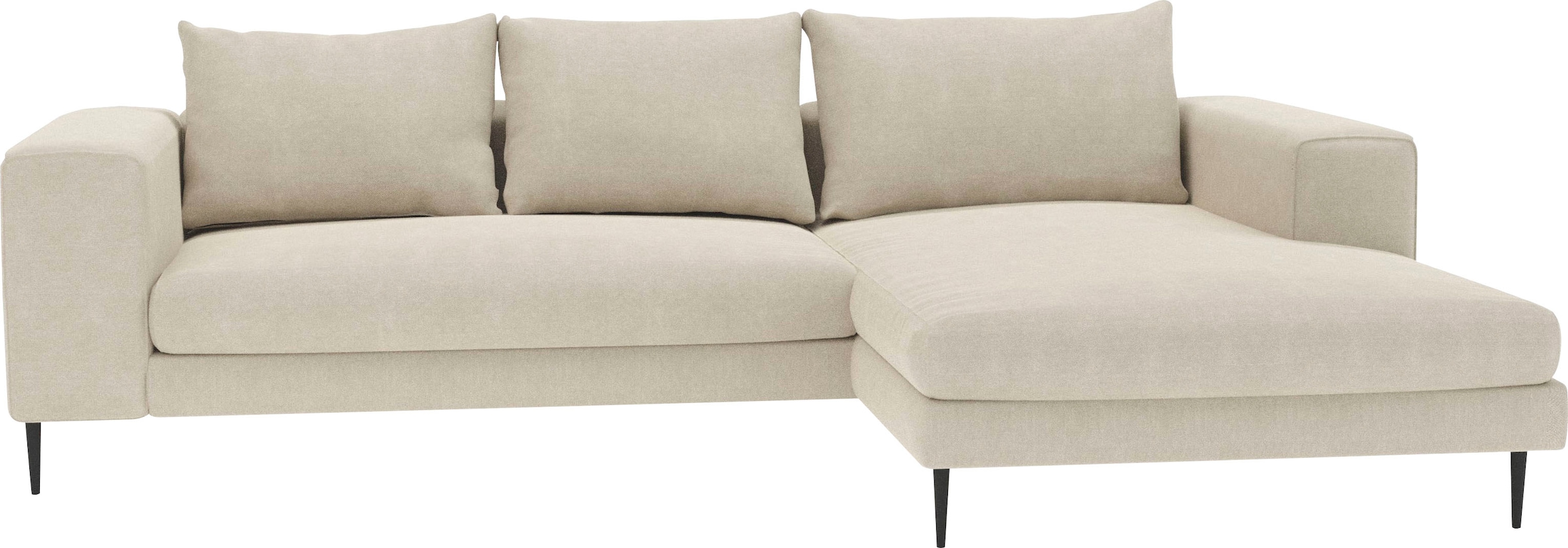 Home affaire Ecksofa "Aurora, L-Form, mit extra breiter Recamiere, 324 x 17 günstig online kaufen