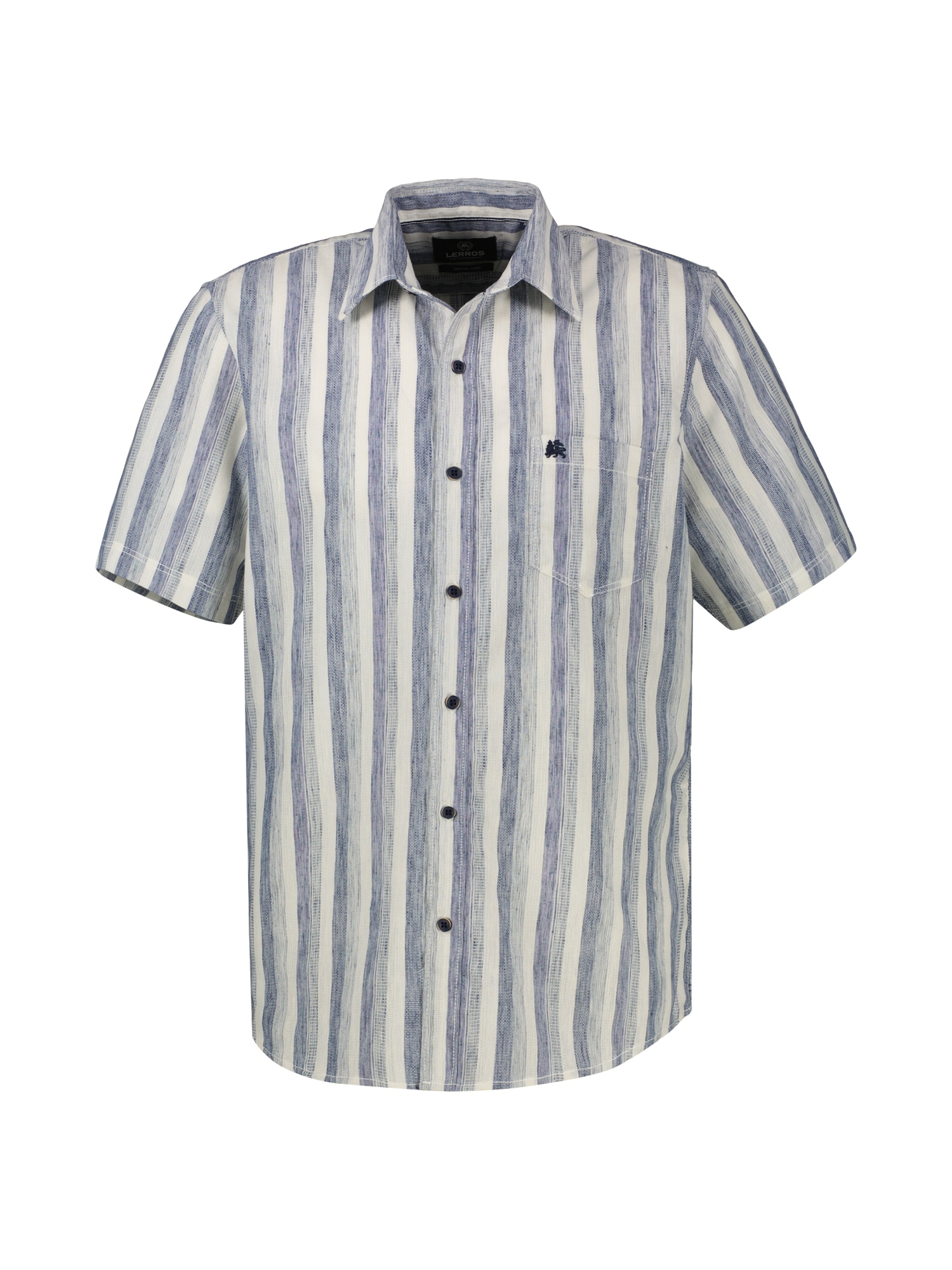 LERROS Kurzarmhemd "Kurzarmhemd gestreift und atmungsaktiv" günstig online kaufen