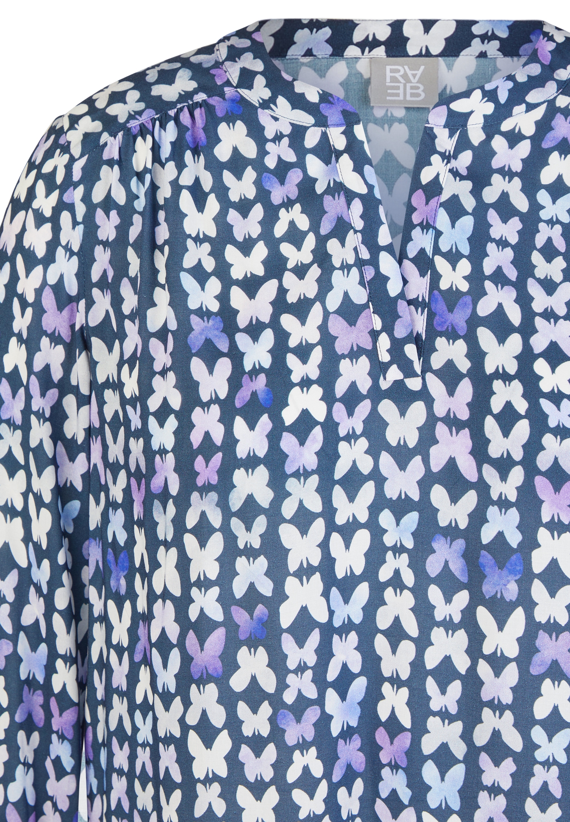 Rabe Klassische Bluse mit All-Over Print