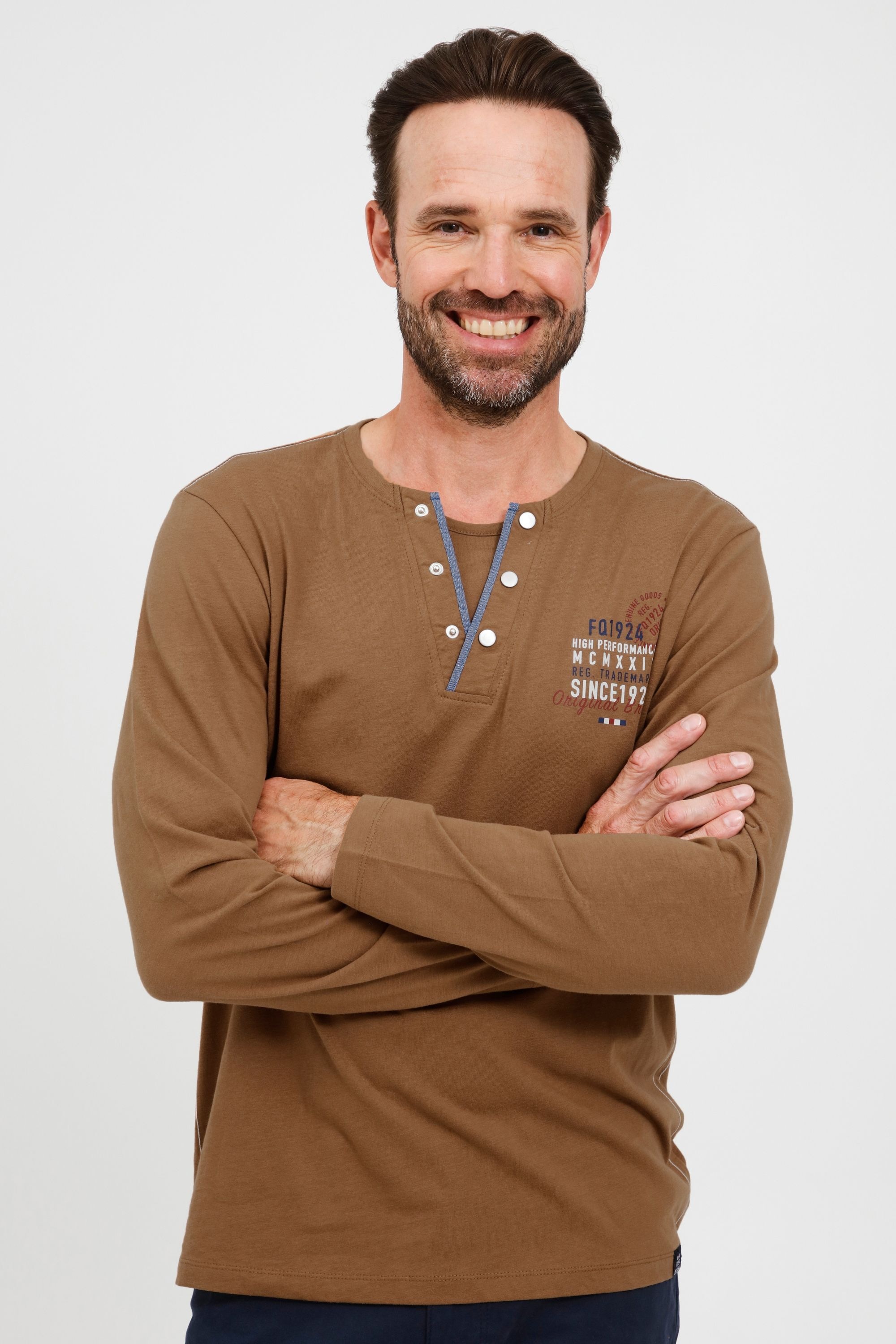 FQ1924 Henleyshirt »Henleyshirt FQRolf«