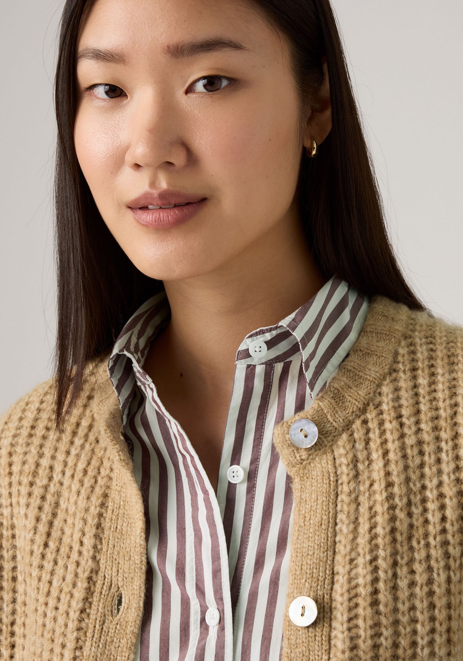 Levi's® Strickjacke, Wärmender, pflegeleichter Materialmix