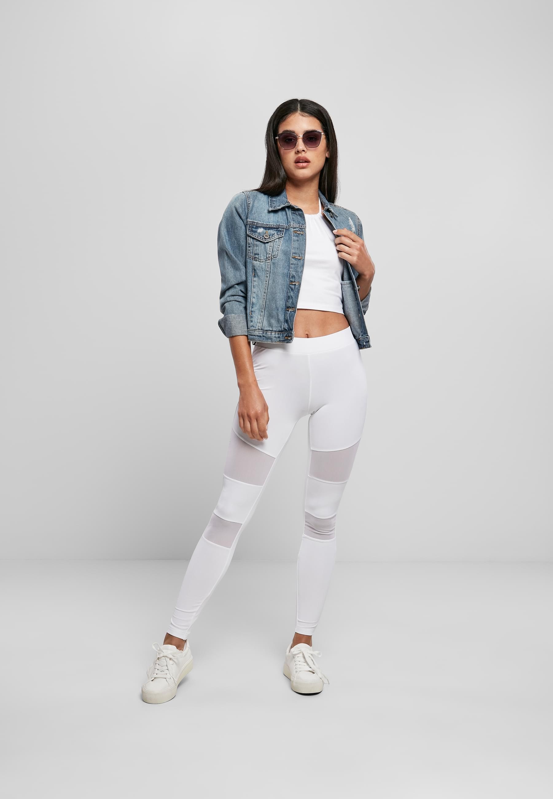 URBAN CLASSICS Leggings »Urban Classics Damen Ladies Tech Mesh Leggings«, (1 tlg.)