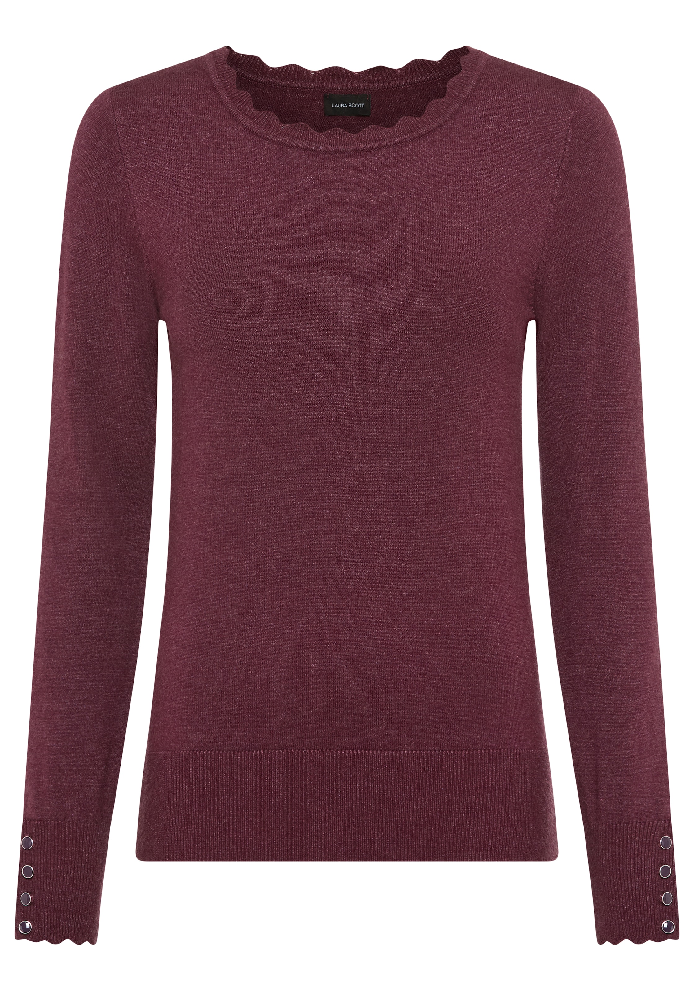 Laura Scott Strickpullover, mit Wellenkante - NEUE KOLLEKTION