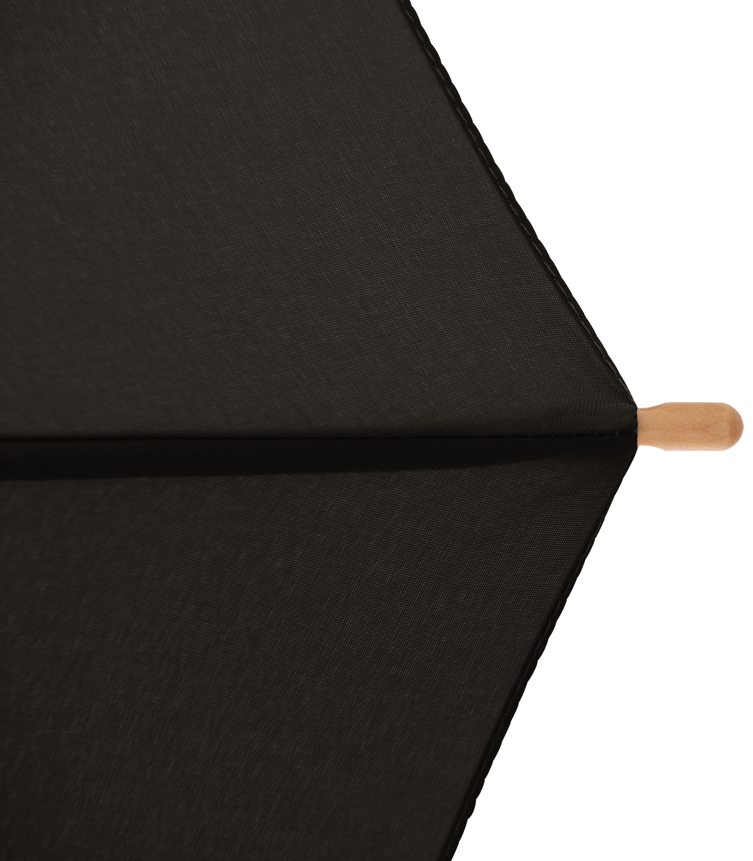 doppler® Stockregenschirm mit aus BAUR Material Long, black«, recyceltem aus | Holz simple Schirmgriff kaufen »nature