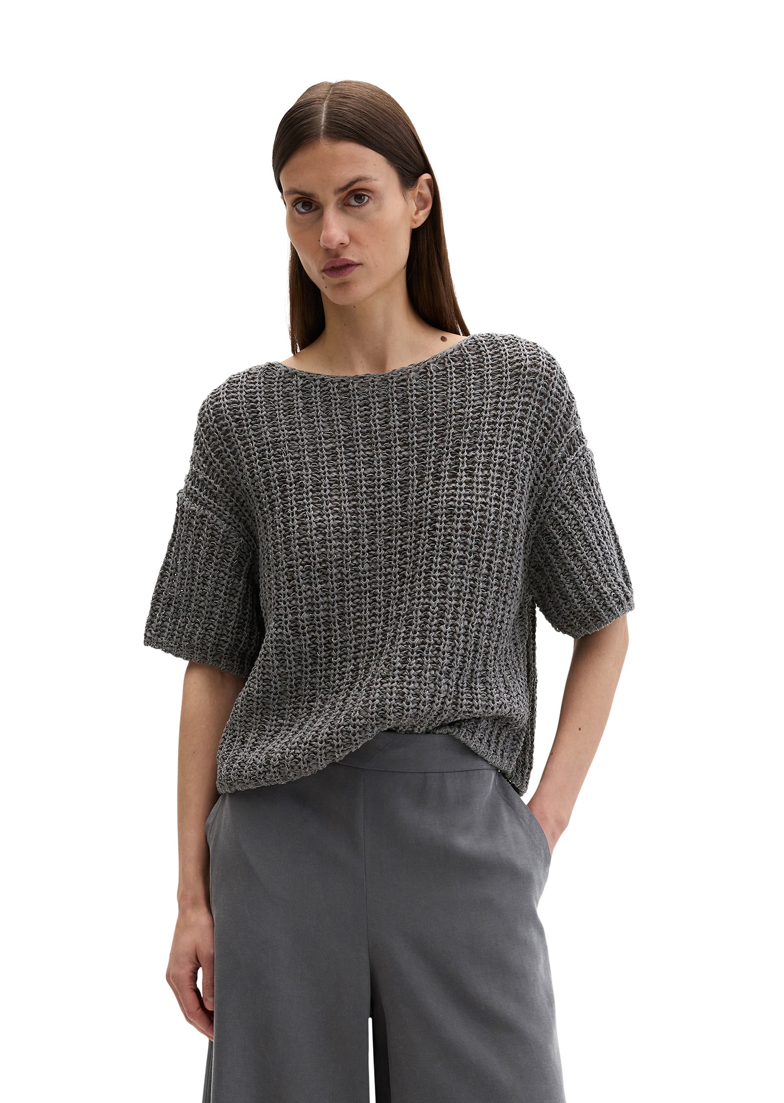 Marc O'Polo Strickpullover »aus Bändchengarn«