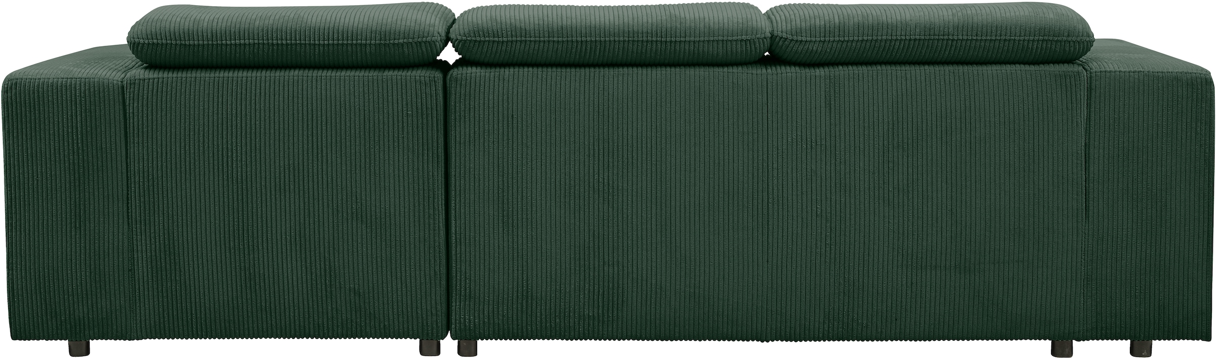 WERK2 Ecksofa »Cherry, modernes Sofa mit Komfortfunktionen, Breite 270cm, L-Form,«, bequem, mit verstellbaren Kopfteilen, Schlaffunktion und Bettkasten
