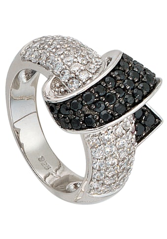 JOBO Silberring »Ring mit Zirkonia«, 925 Silber rhodiniert kaufen
