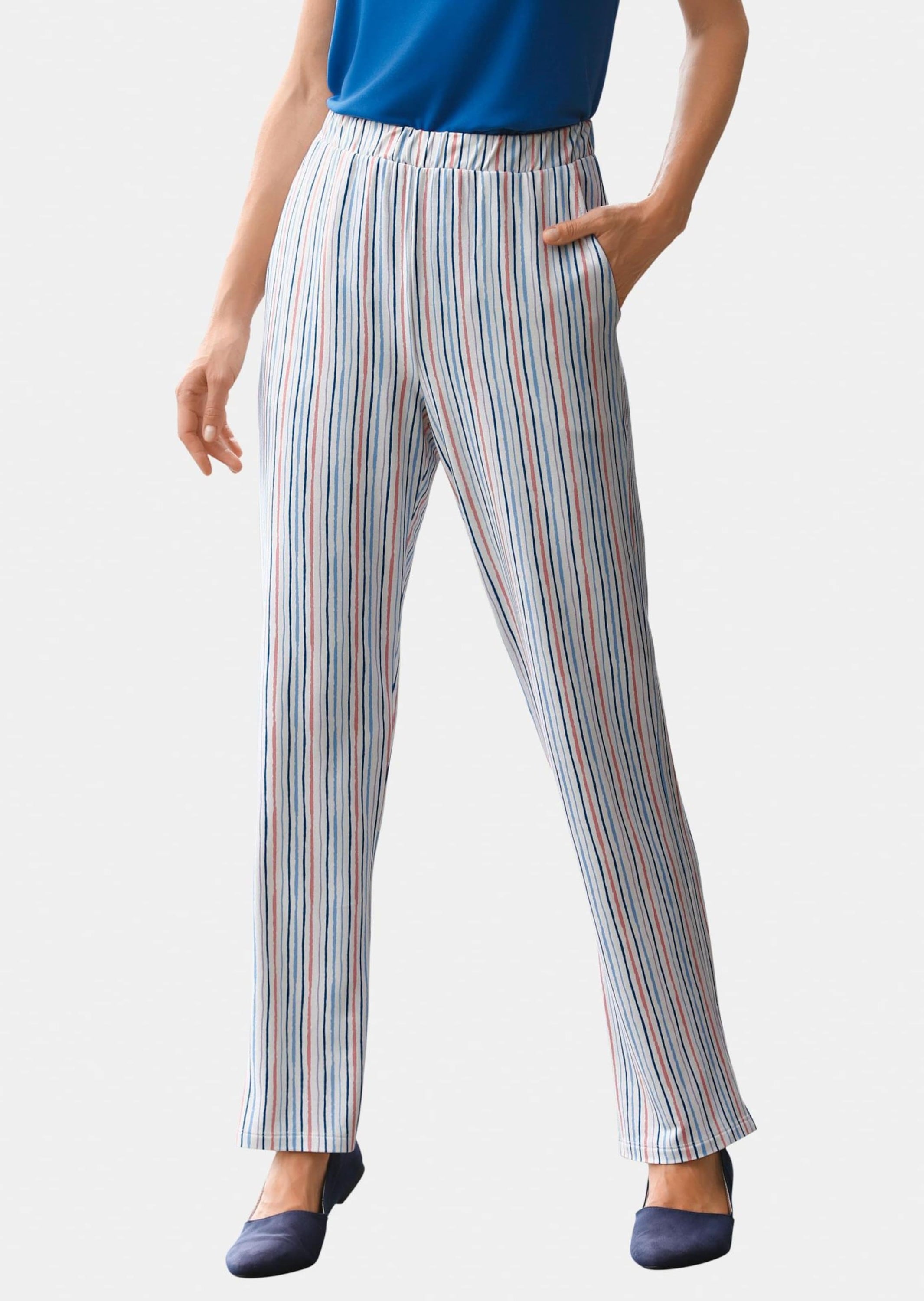 GOLDNER Stoffhose »Freizeithose Bequeme Freizeithose mit Schlupfbund und Taschen«