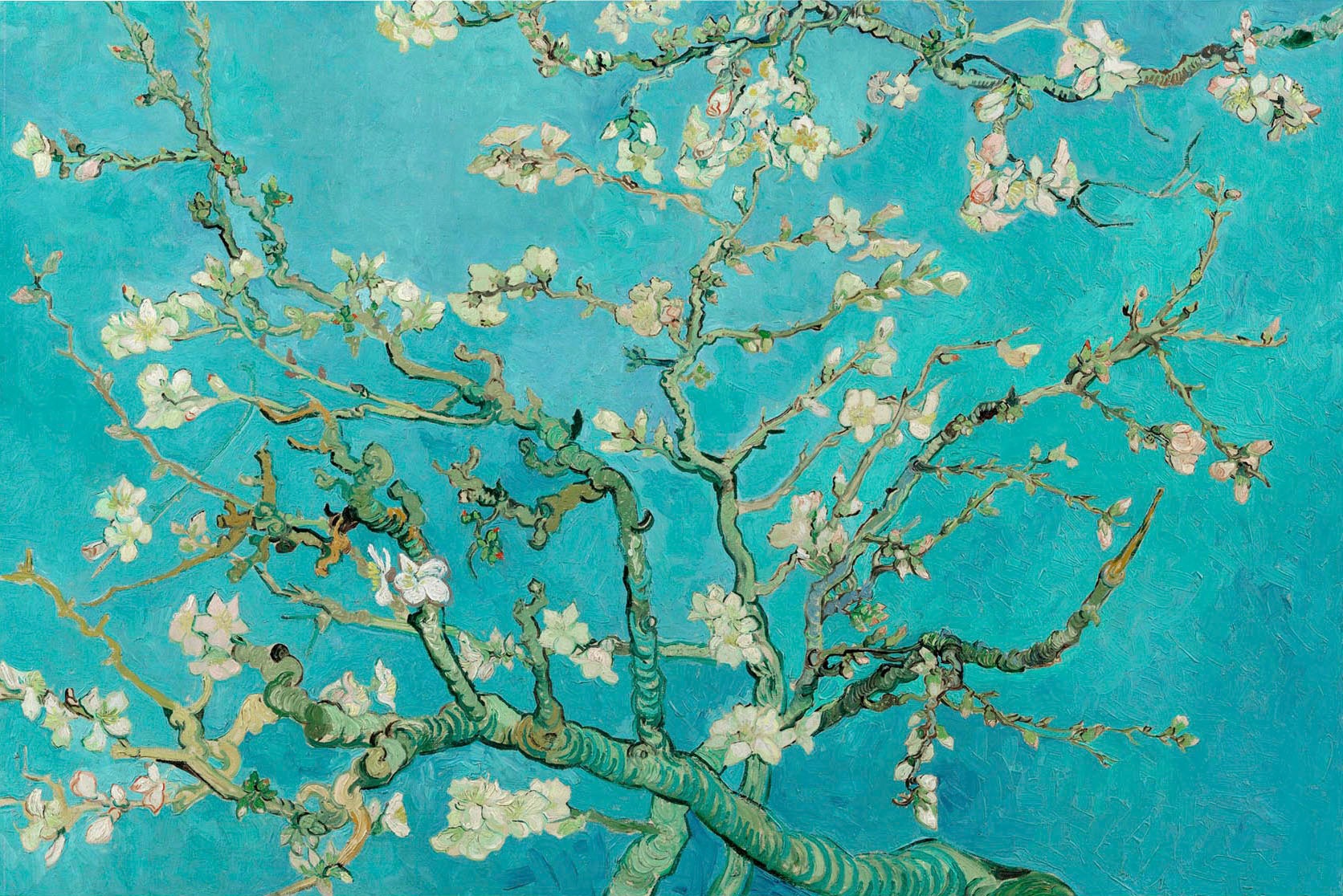 Holzbild »Deco Panel 60x90 Van Gogh - amandelbloesem«