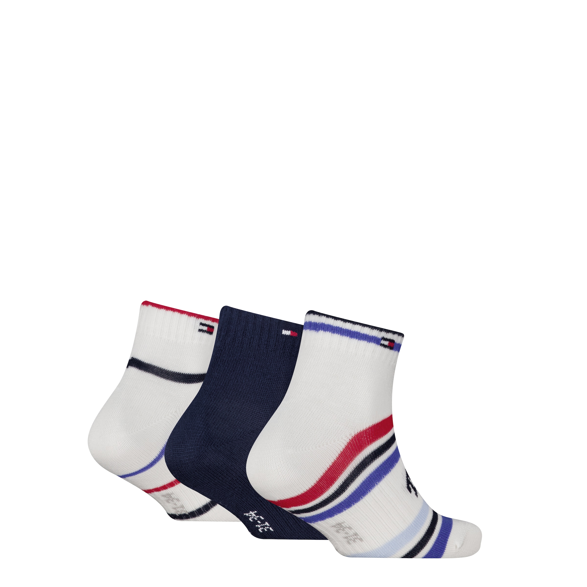 Tommy Hilfiger Kurzsocken »TH KIDS QUARTER 3P SPORT STRIPE« 3 Paar, 