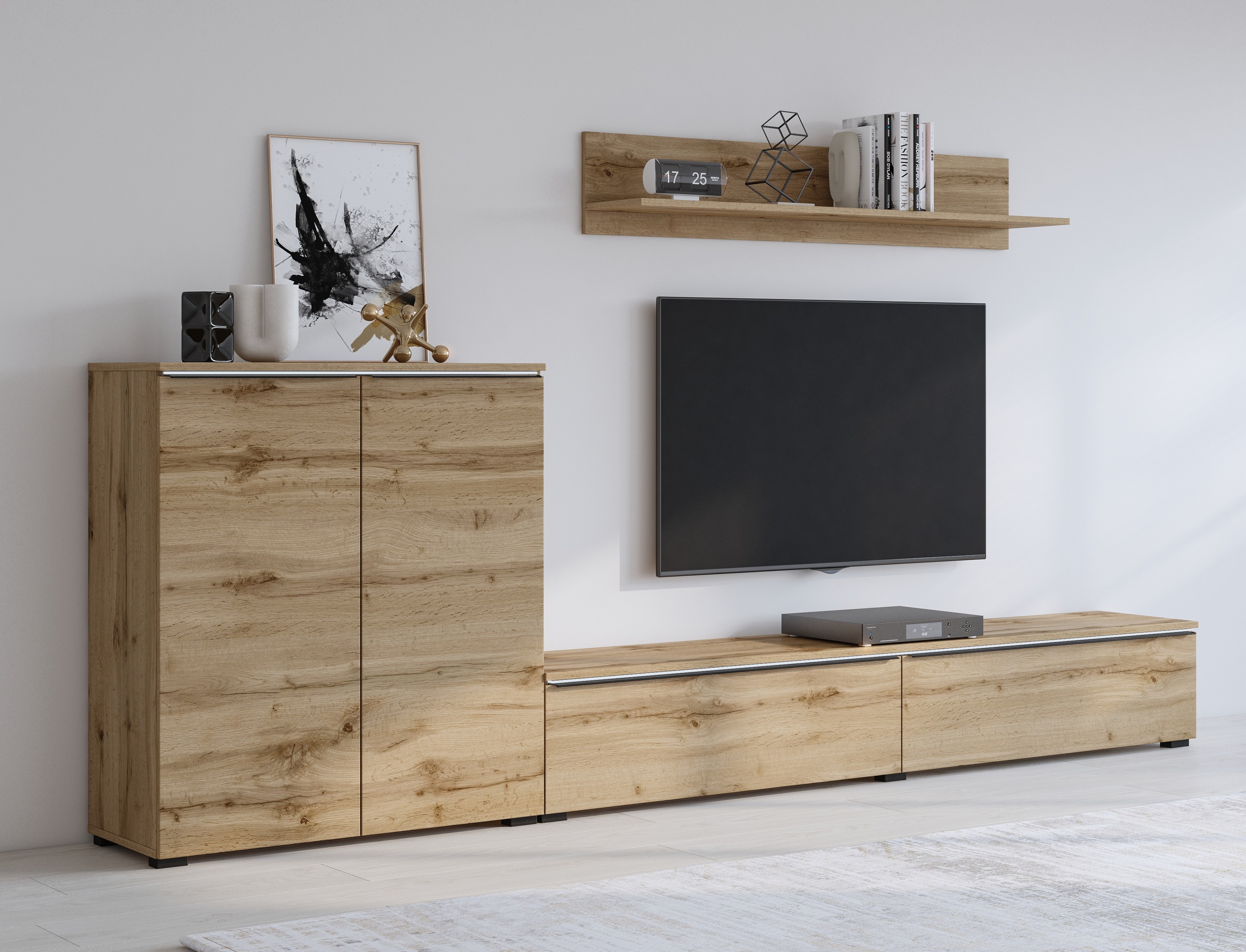 OTTO home Wohnwand "Tana, Breite 260 cm, moderne Anbauwand" 3 Stk. tlg. günstig online kaufen