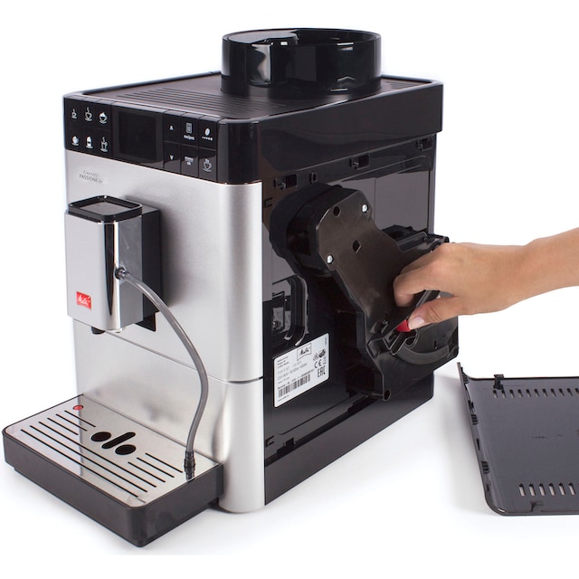 Melitta Kaffeevollautomat »Passione® One Touch F53/1-101, silber«, One  Touch Funktion, tassengenau frisch gemahlene Bohnen auf Raten | BAUR