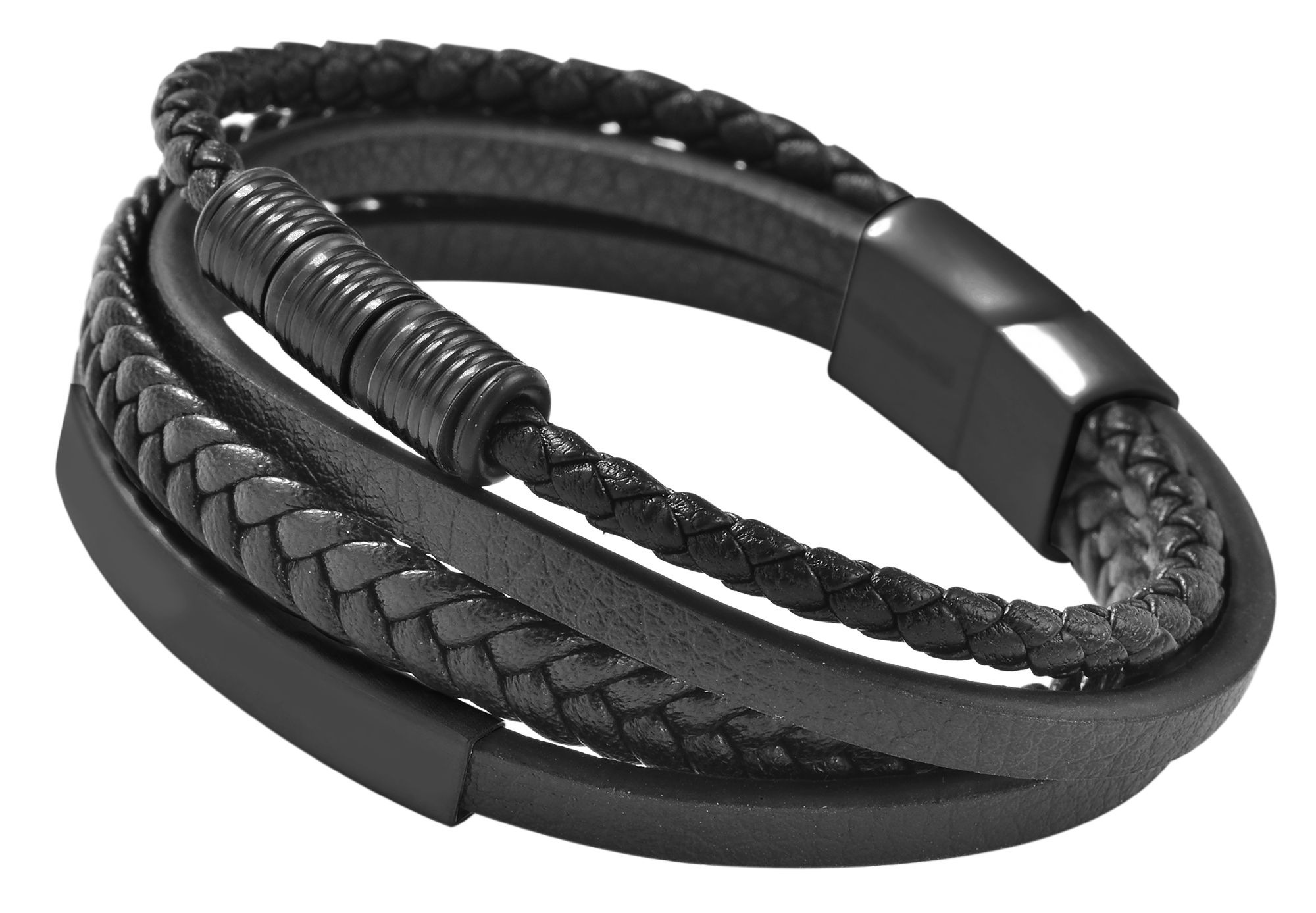 Adelia´s Armband »Unisex Armband – Lederarmband aus Leder 19 cm« Ideal als Geschenk – dezent und elegant