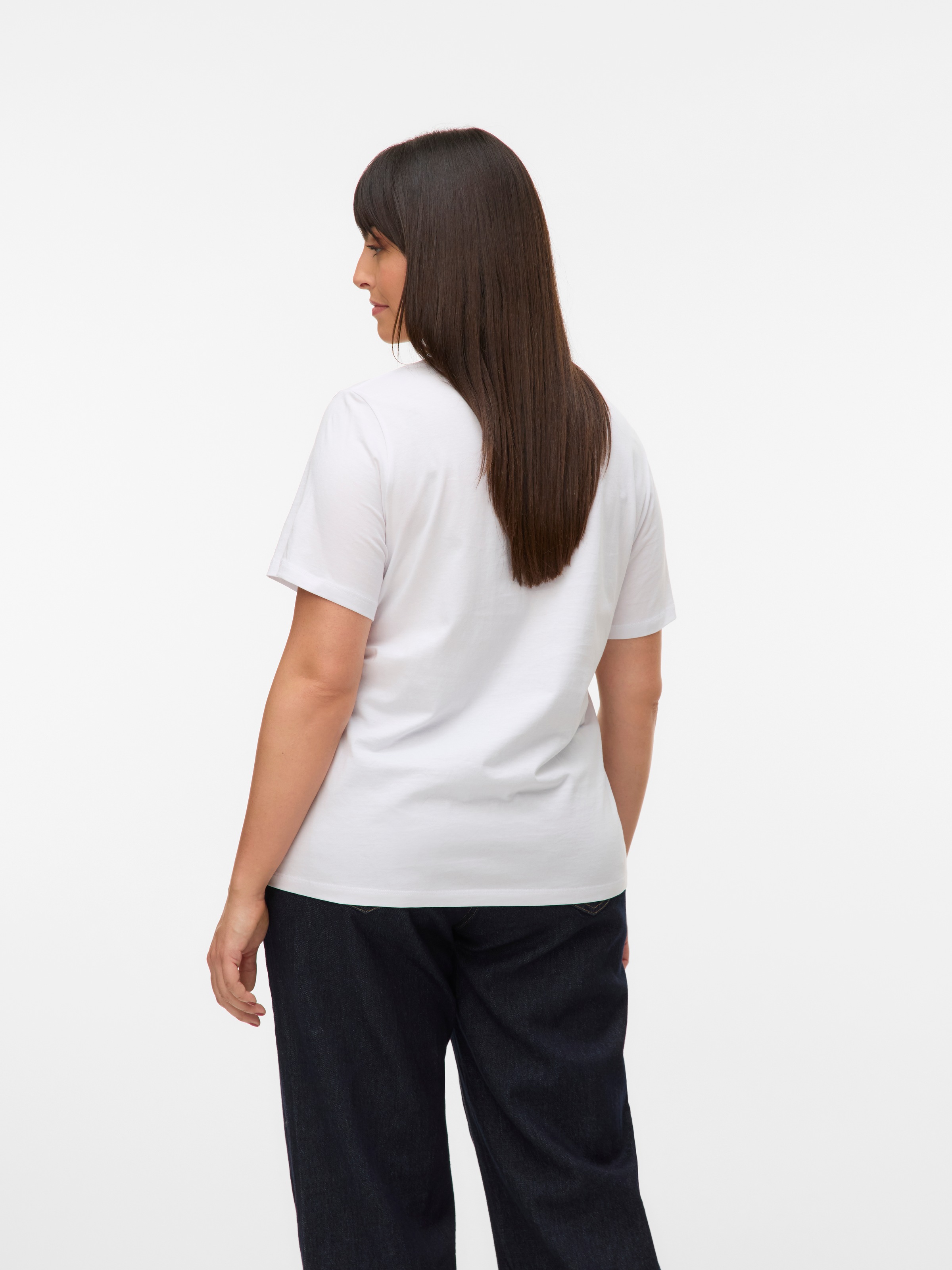 Thumbnail - Vero Moda Curve Kurzarmshirt "VMPAULINA SS T-SHIRT GA JRS NOOS CUR"