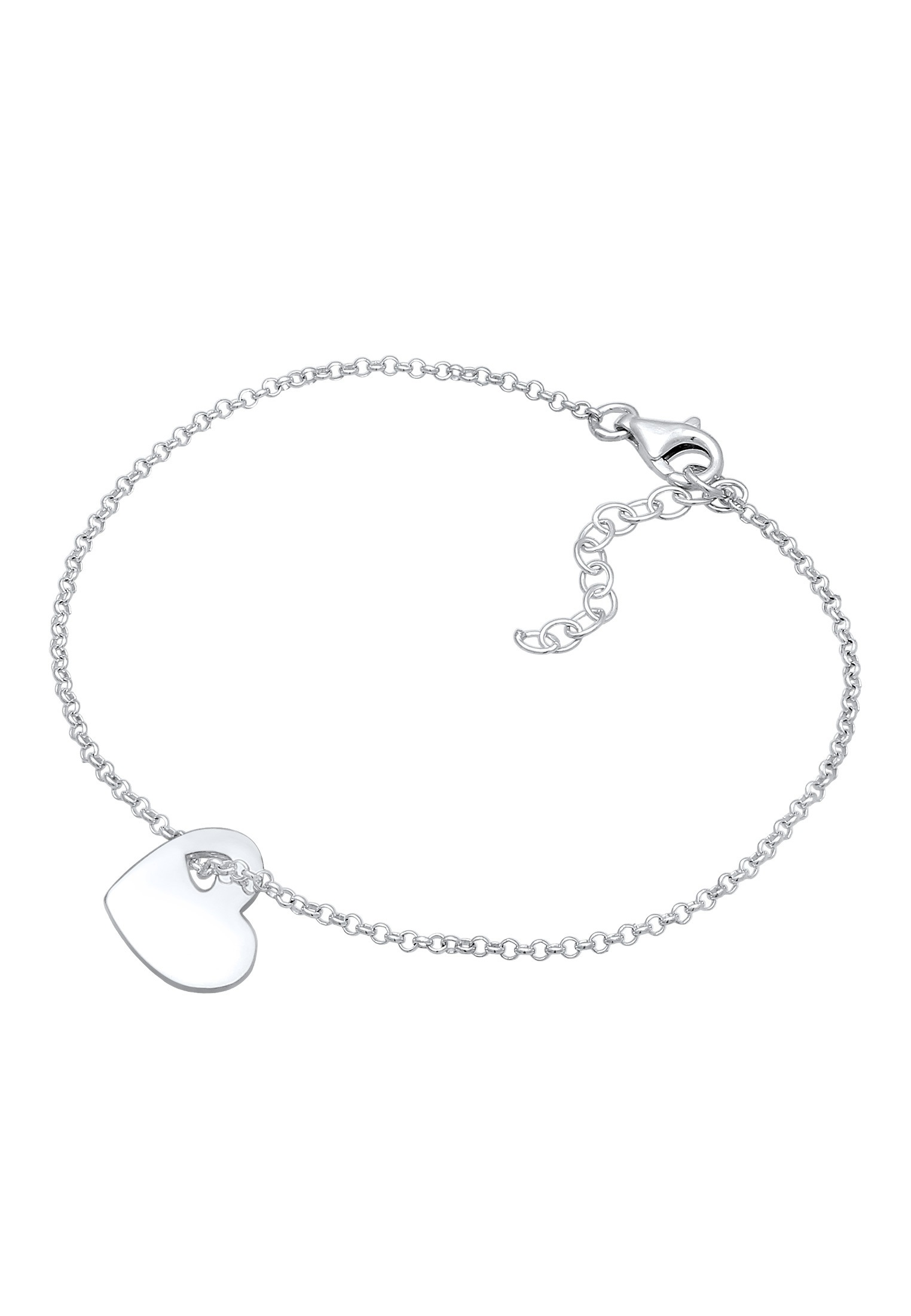 Elli Armband »Herz Anhänger Symbol Liebe 925 Silber«
