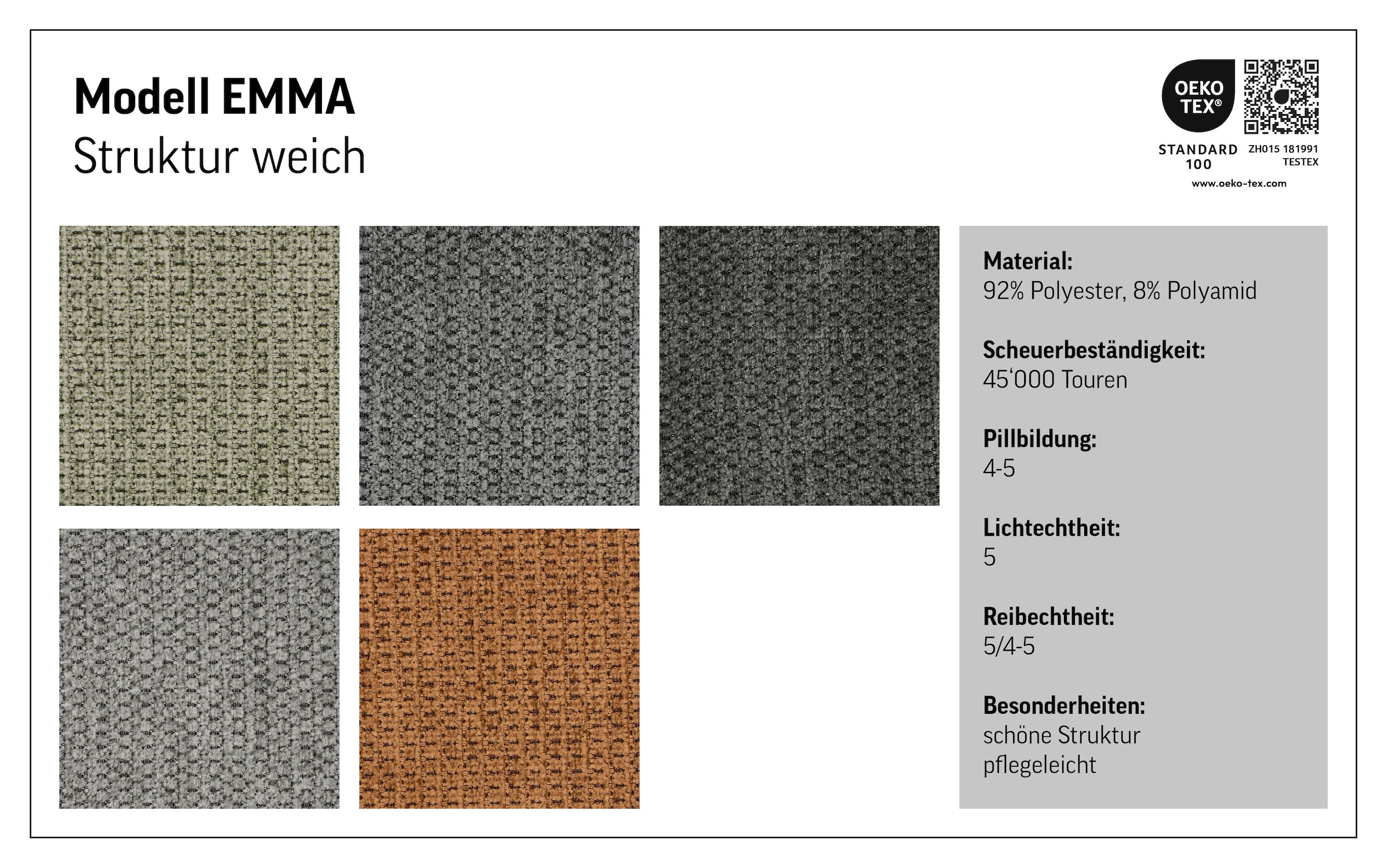 COTTA Wohnlandschaft »Emma U-Form«, Verstellbare Kopfstützen, optional mit Schlaffunktion und Bettkasten