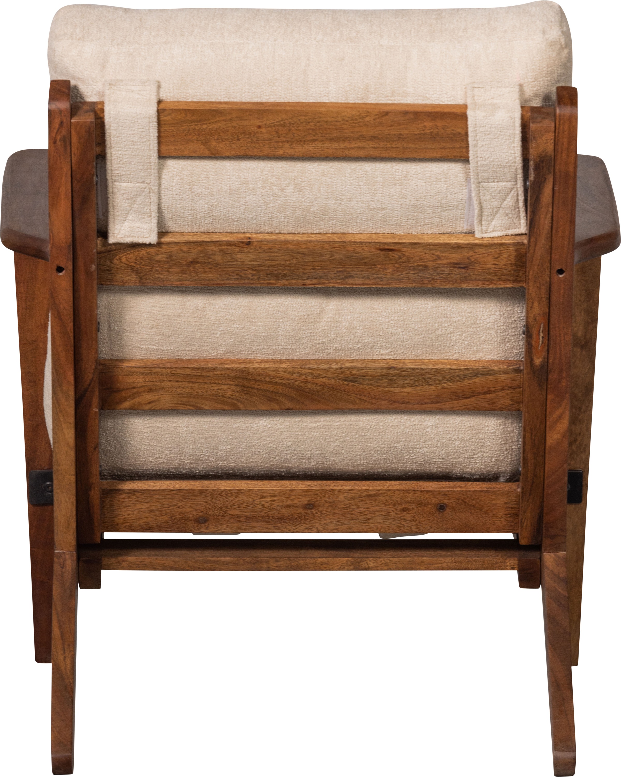 Sessel WOOOD "Houston", beige (natur), B:71cm H:86cm T:71cm, Sessel, Sessel, Rahmen aus Akazienholz, maximale Belastbarkeit 150 kg, H 86 cm 2