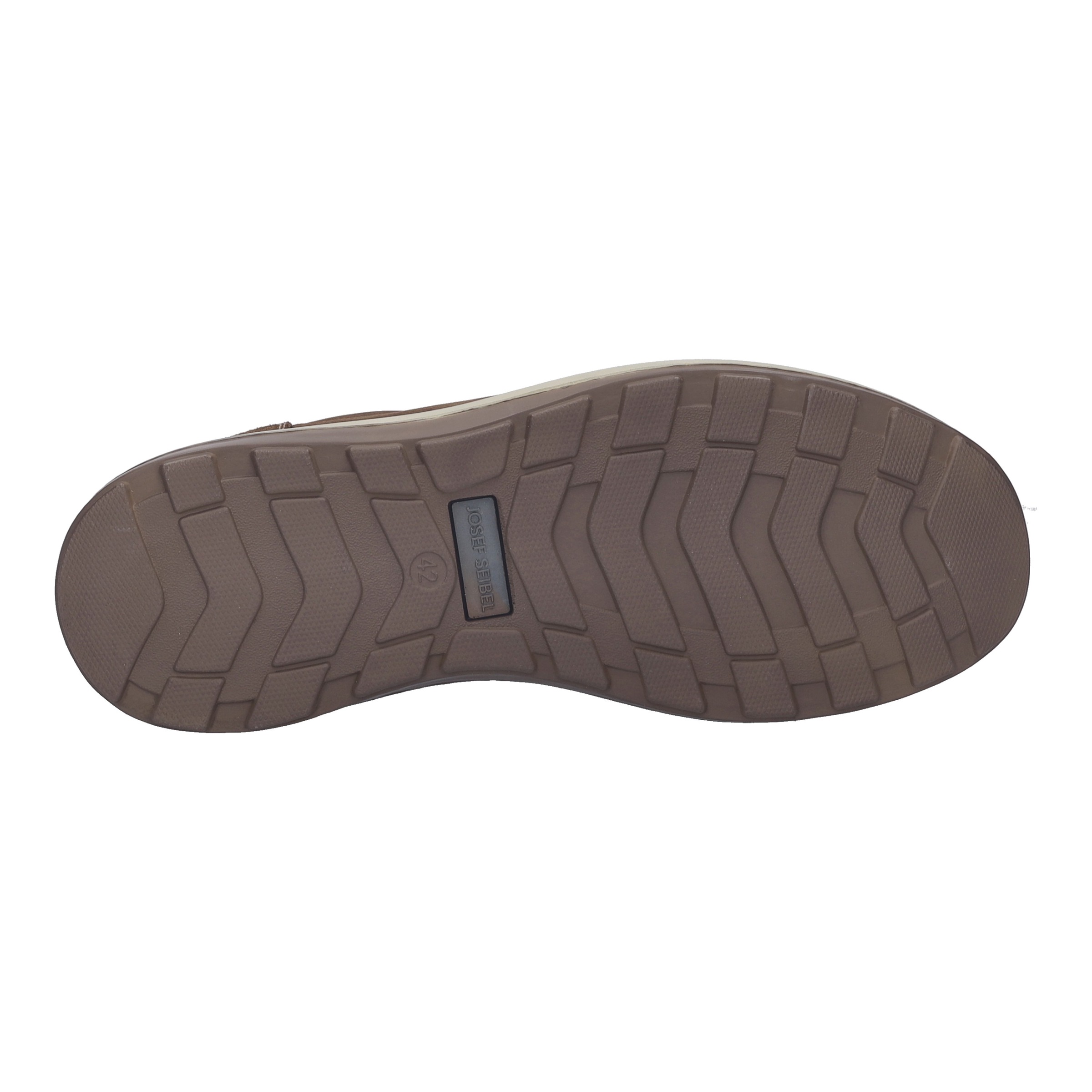 Slipper JOSEF SEIBEL "Marley 52", Herren, Gr. 43, braun kombiniert, Nubukleder, Veloursleder, Schuhe Slipper, Sneaker, Schlupfschuh mit wasserabweisender TEX-Ausstattung, G-Weite 5