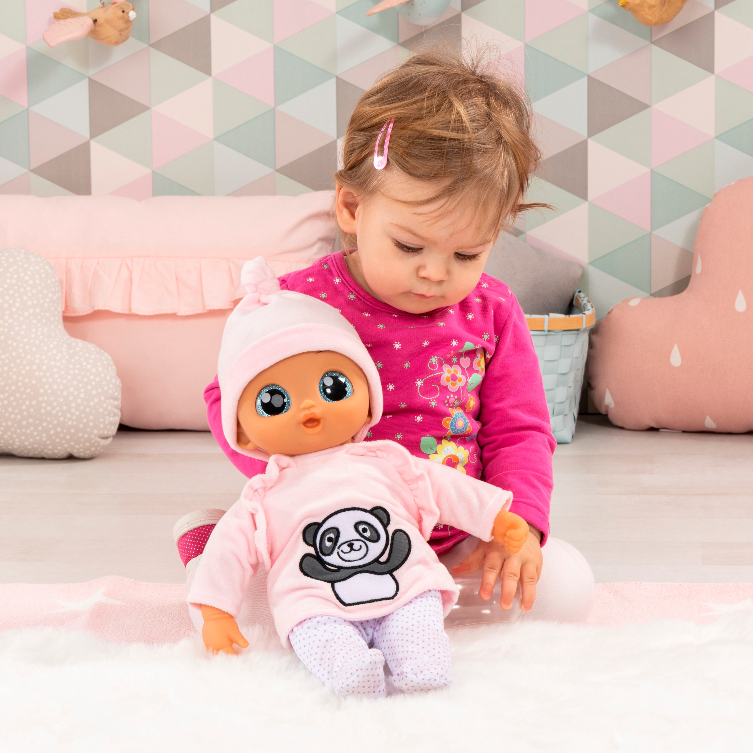 Bayer Babypuppe »I Baby Interactive, 38 cm«, (3 tlg.)