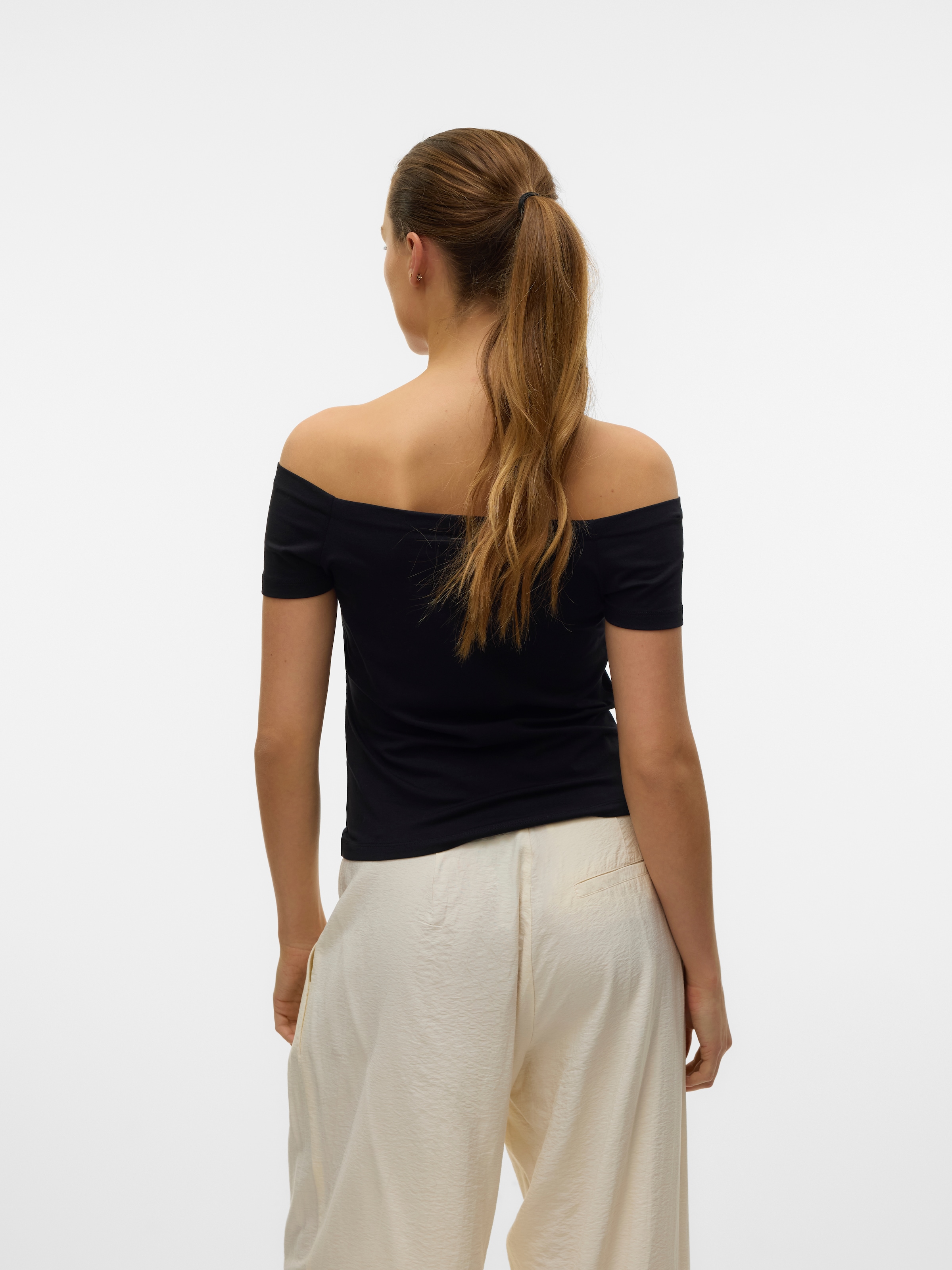 Vero Moda Kurzarmshirt »VMPANDA OFF-SHOULDER TOP JRS GA NOOS«