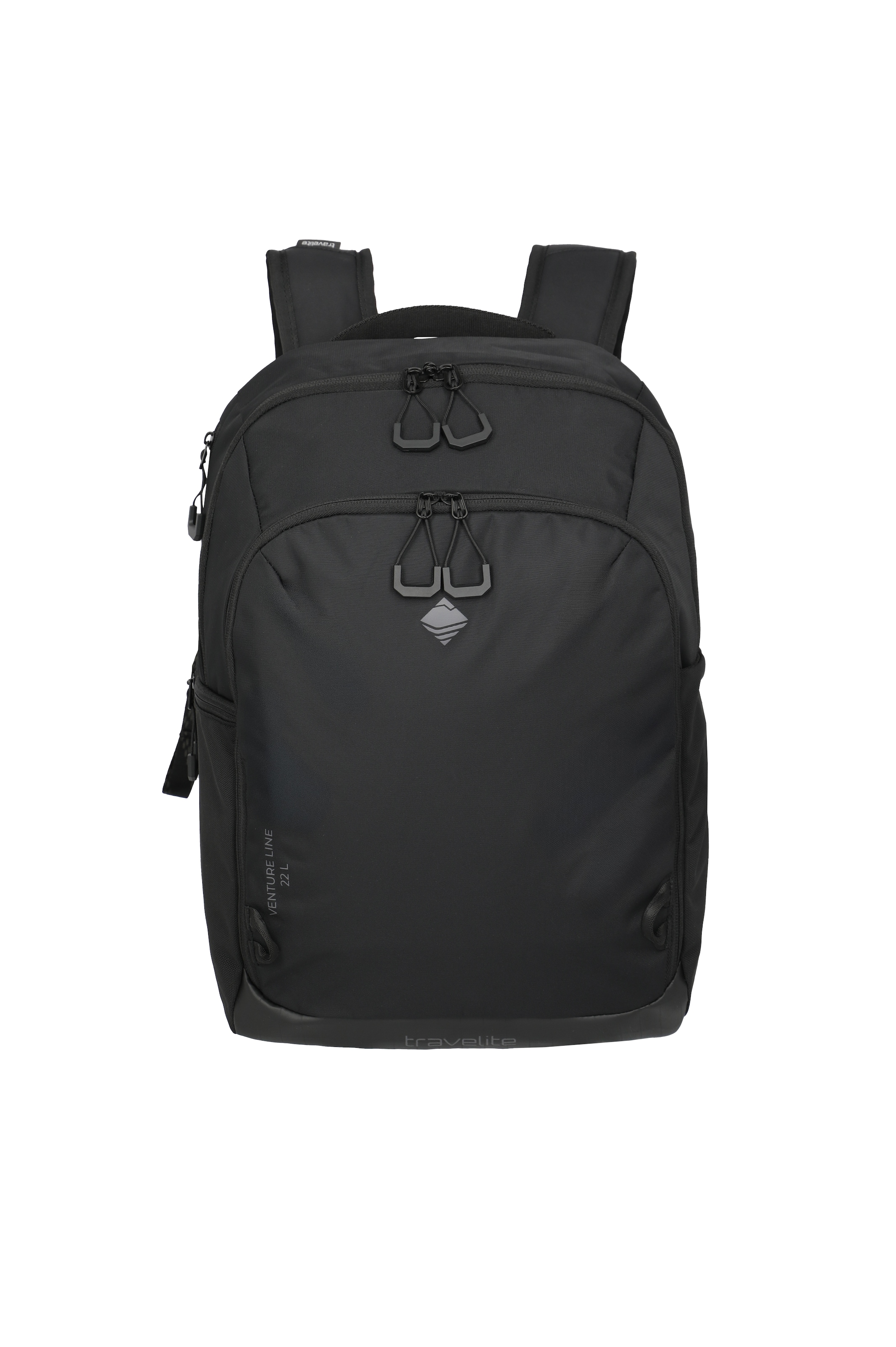 TRAVELITE Reisetasche "VENTURE LINE Rucksack mit Laptopfach", schwarz, Nylon, Taschen, Travelrucksack, Businessrucksack mit Aufsteckfunktion und