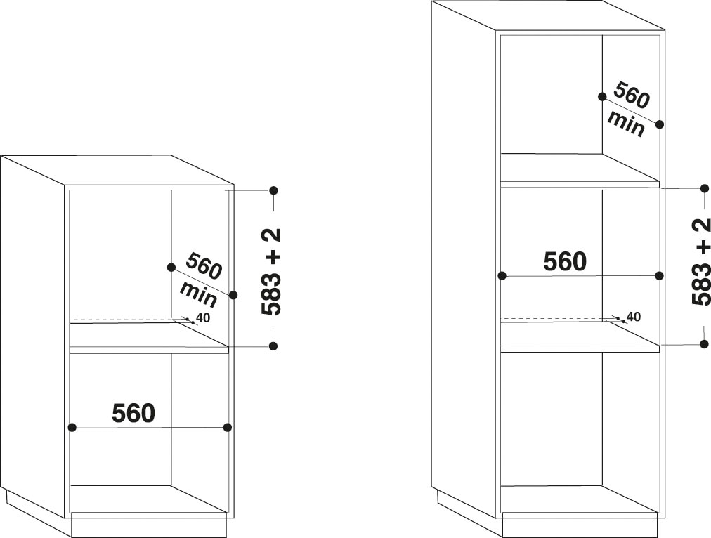 Privileg Backofen-Set »PBWK3 JH8S BLG«, mit 1-fach-Teleskopauszug, Hydrolyse