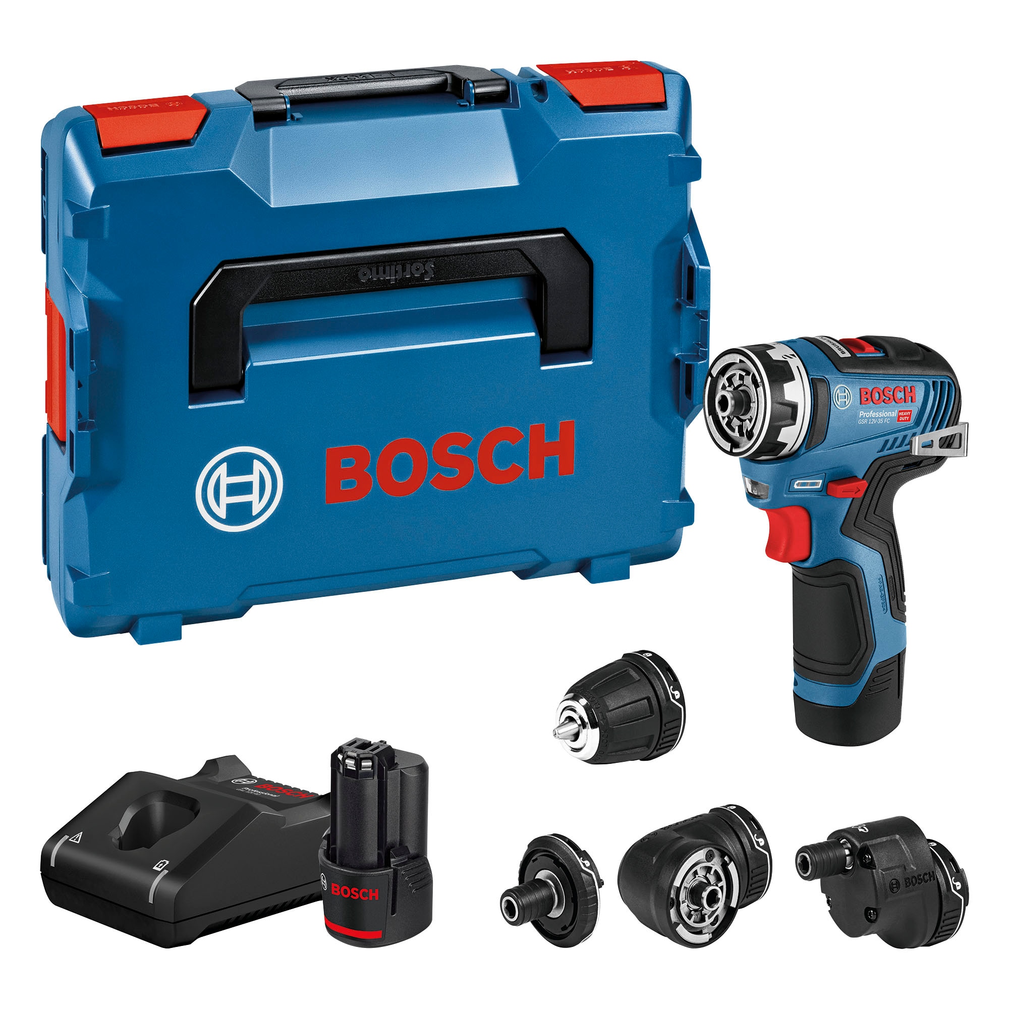 Bosch Professional Akku-Bohrschrauber ""GSR 12V-35 FC PROFESSIONAL" mit Akku und Ladegerät"