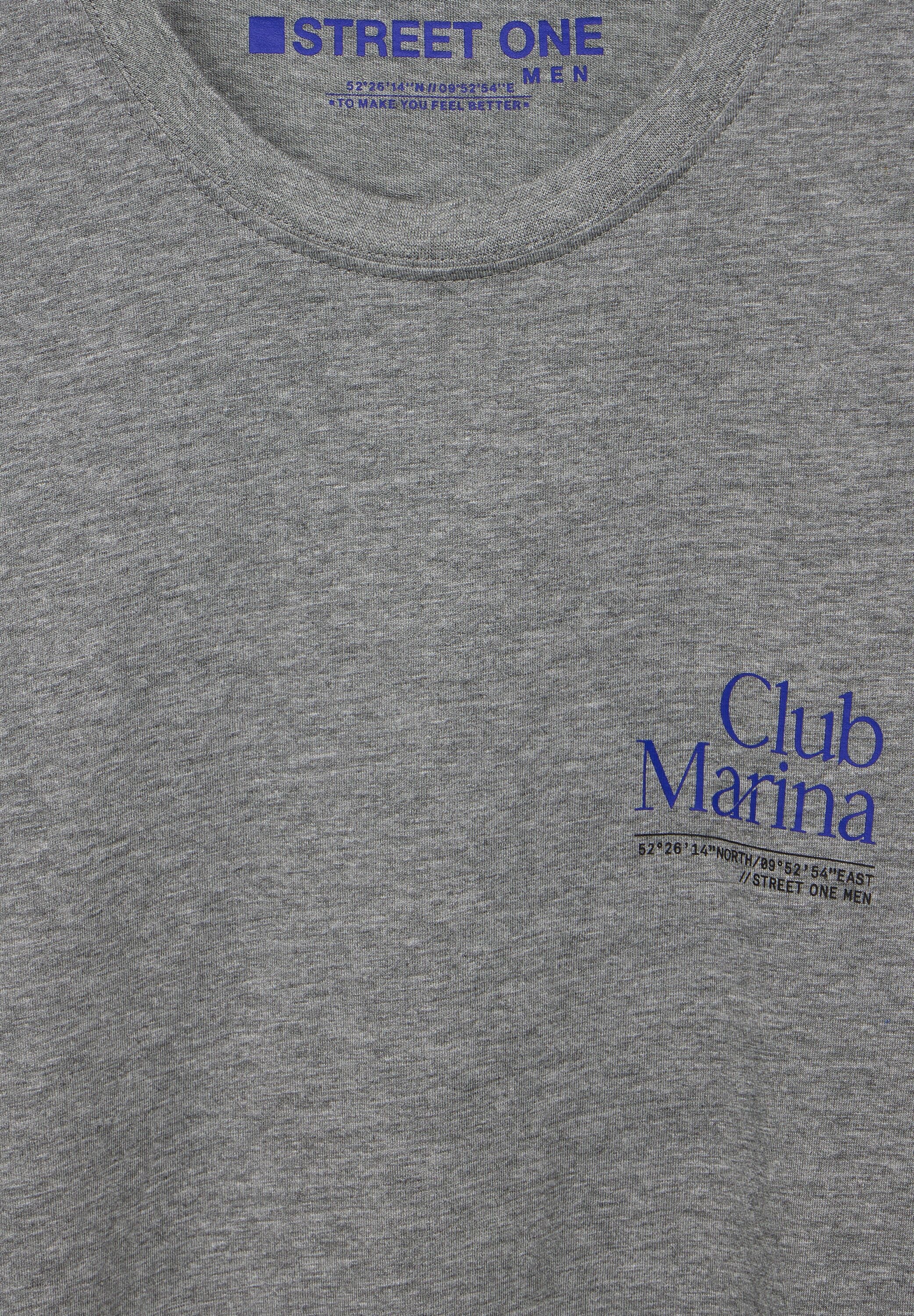 STREET ONE MEN T-Shirt aus reiner Baumwolle