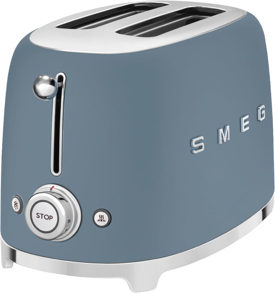 SMEG Toaster "TSF01SBMEU", B:31cm H:20cm T:19,5cm, blau, Toaster