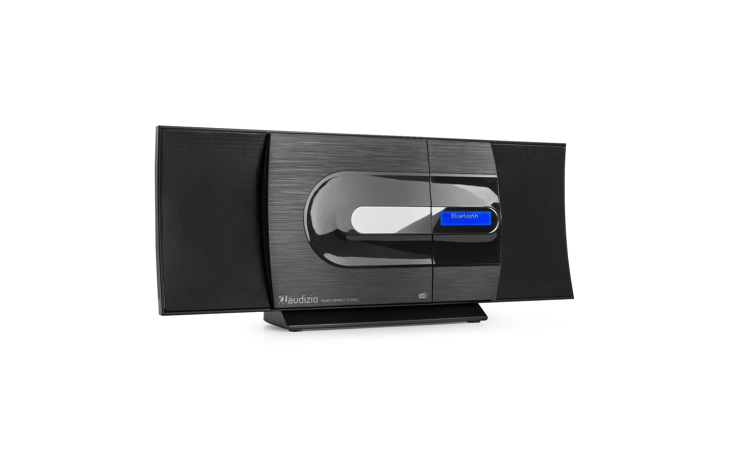 AUDIZIO CD-Radiorecorder »Tours Schwarz« ( 50 W)
