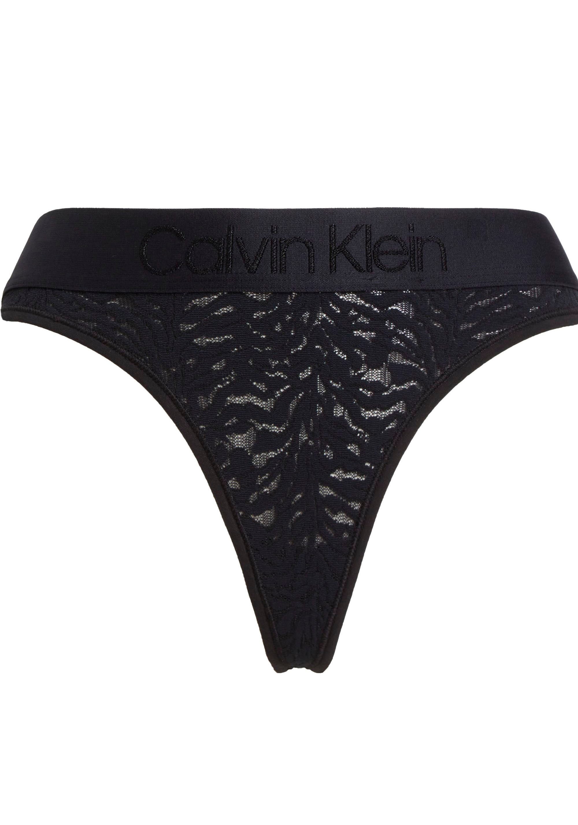 Calvin Klein Tanga »THONG«, mit BAUR | Logobund online bestellen