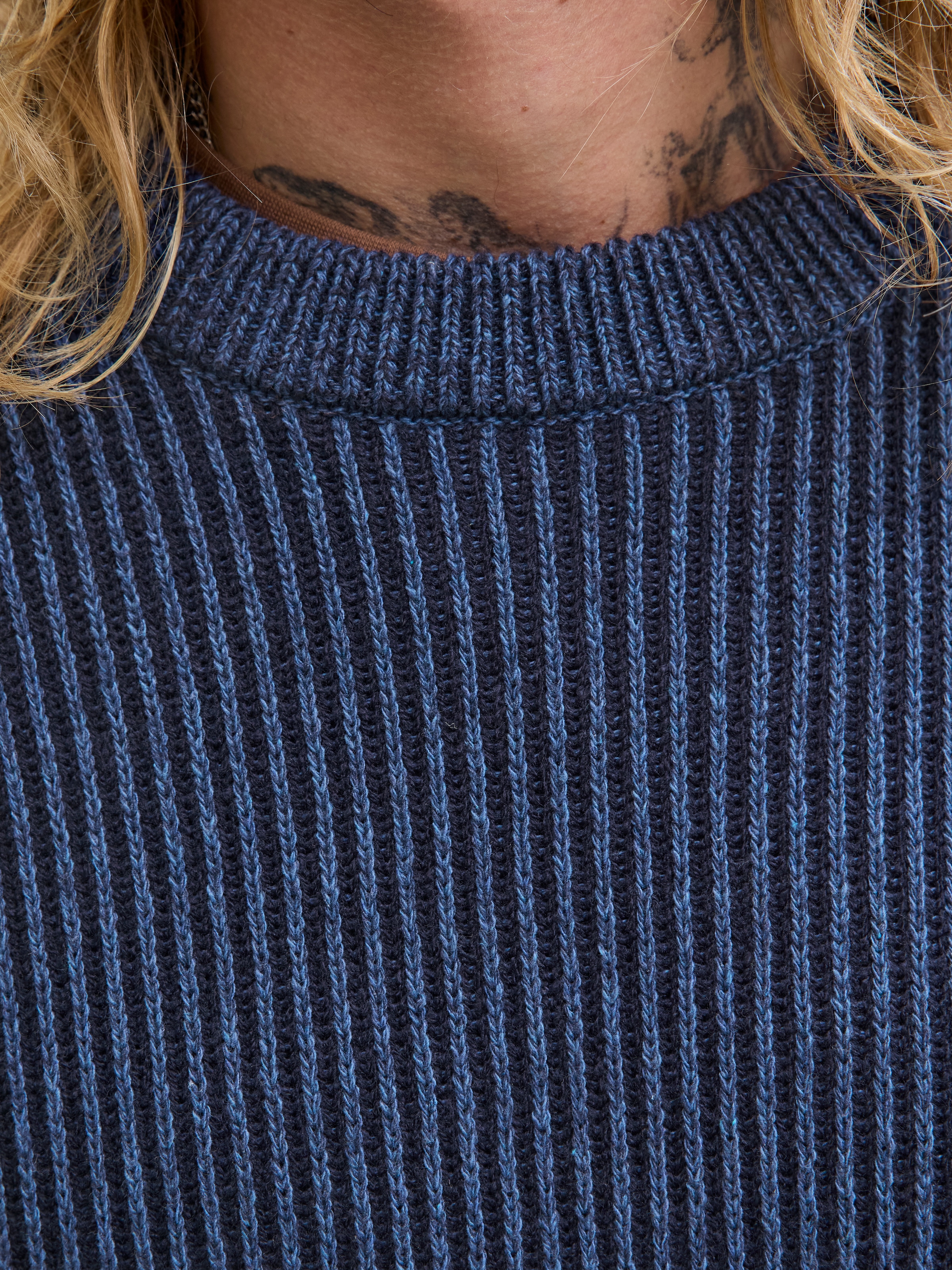 Jack & Jones Herren Rundhals Strickpullover JJEDOVER KNIT CREW NECK - Regul günstig online kaufen