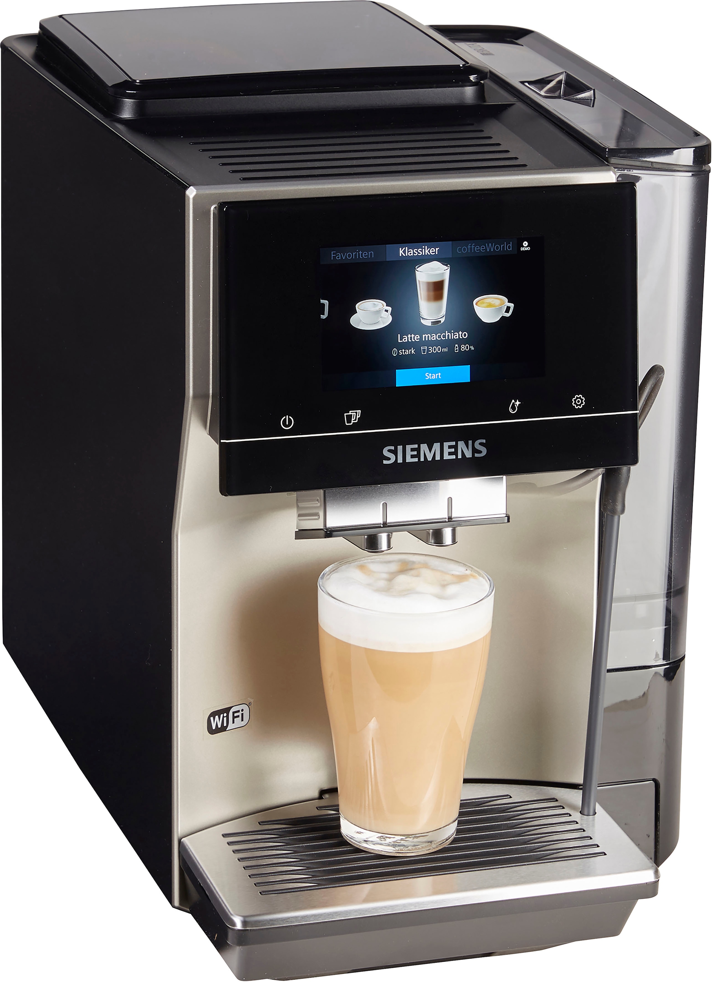 SIEMENS Kaffeevollautomat »EQ.700 Inox silber ...