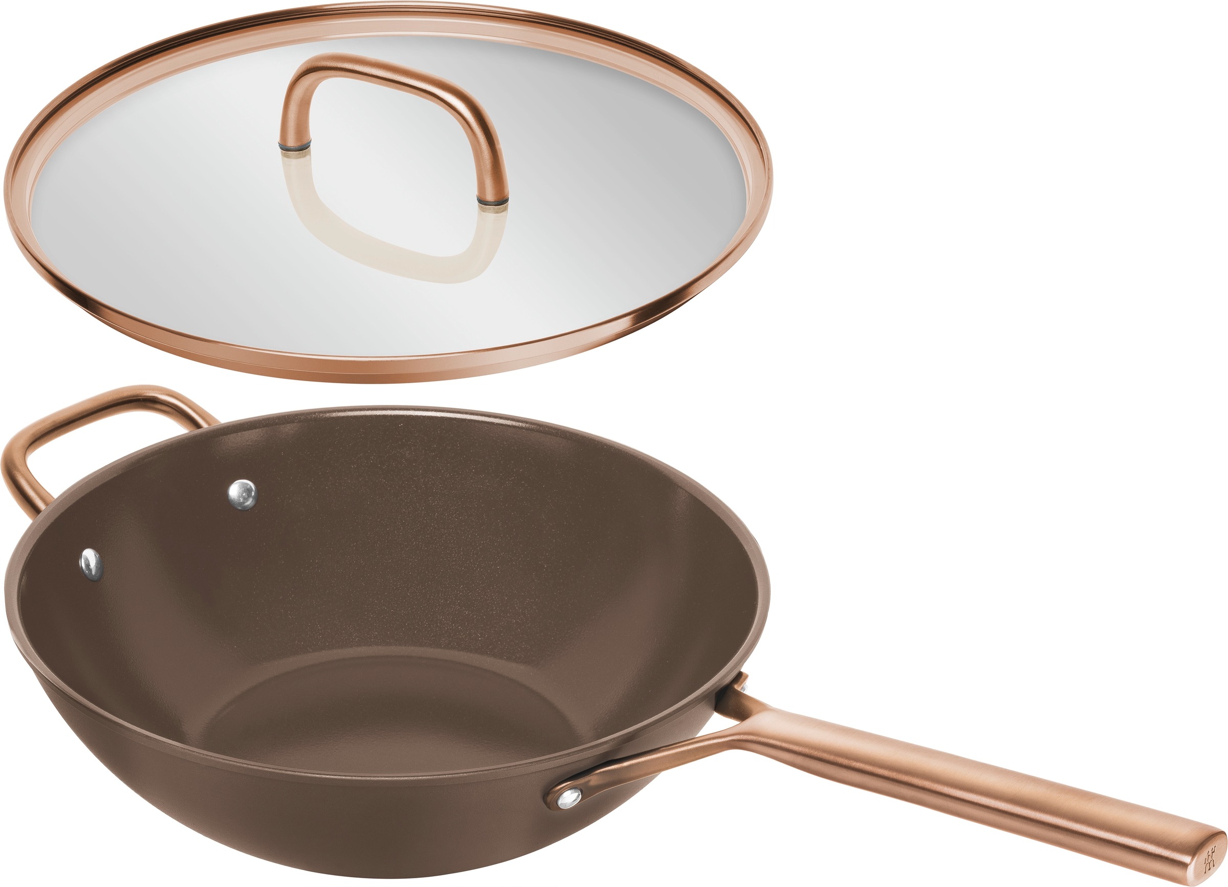 Zwilling Wok »Milano« Aluminium 1 tlg. Keramik-Antihaftbeschichtung, Induktion, Made in Italy