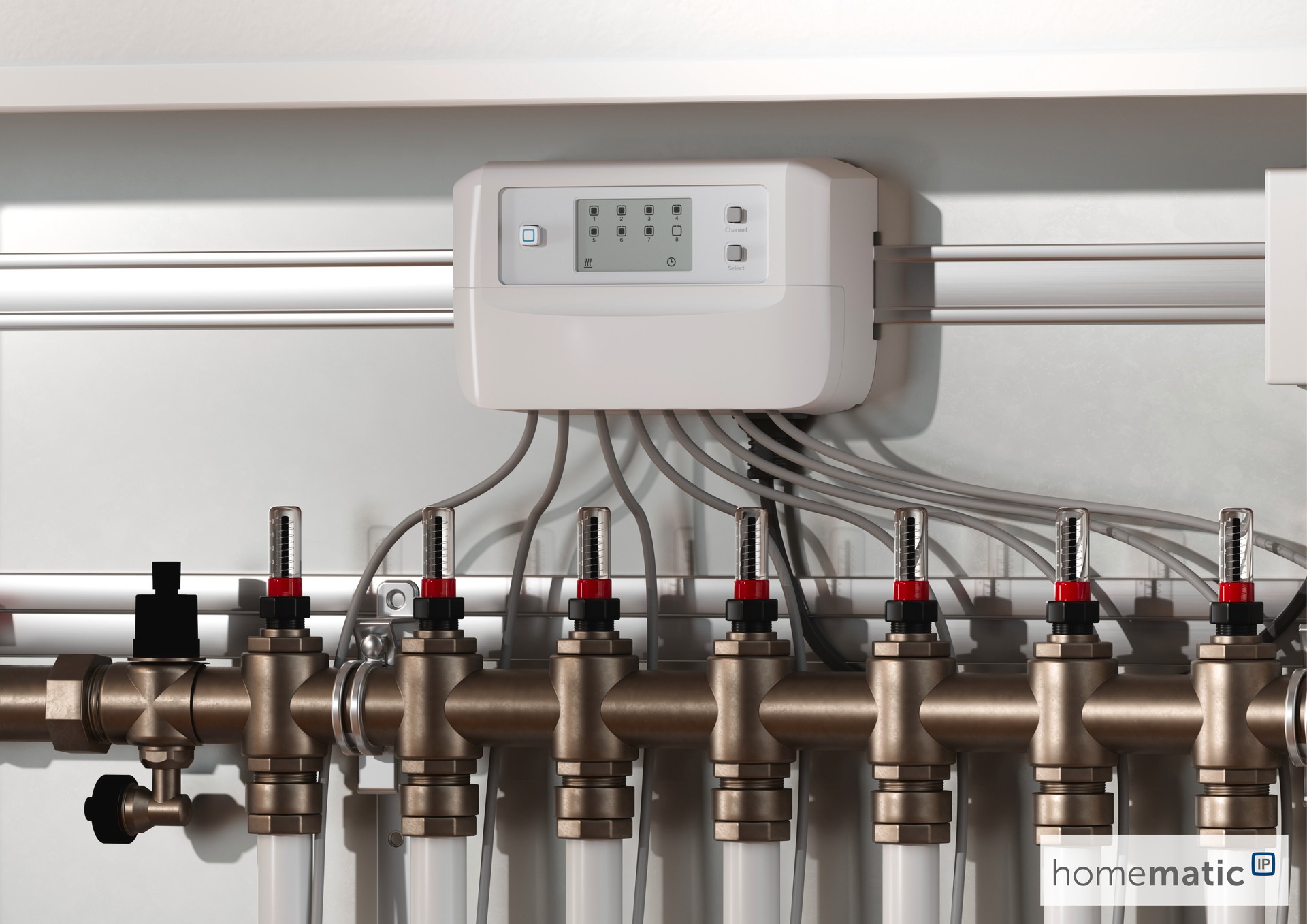 Homematic IP Smart-Home-Zubehör »Fußbodenheizungscontroller - 8 Kanäle, motorisch«