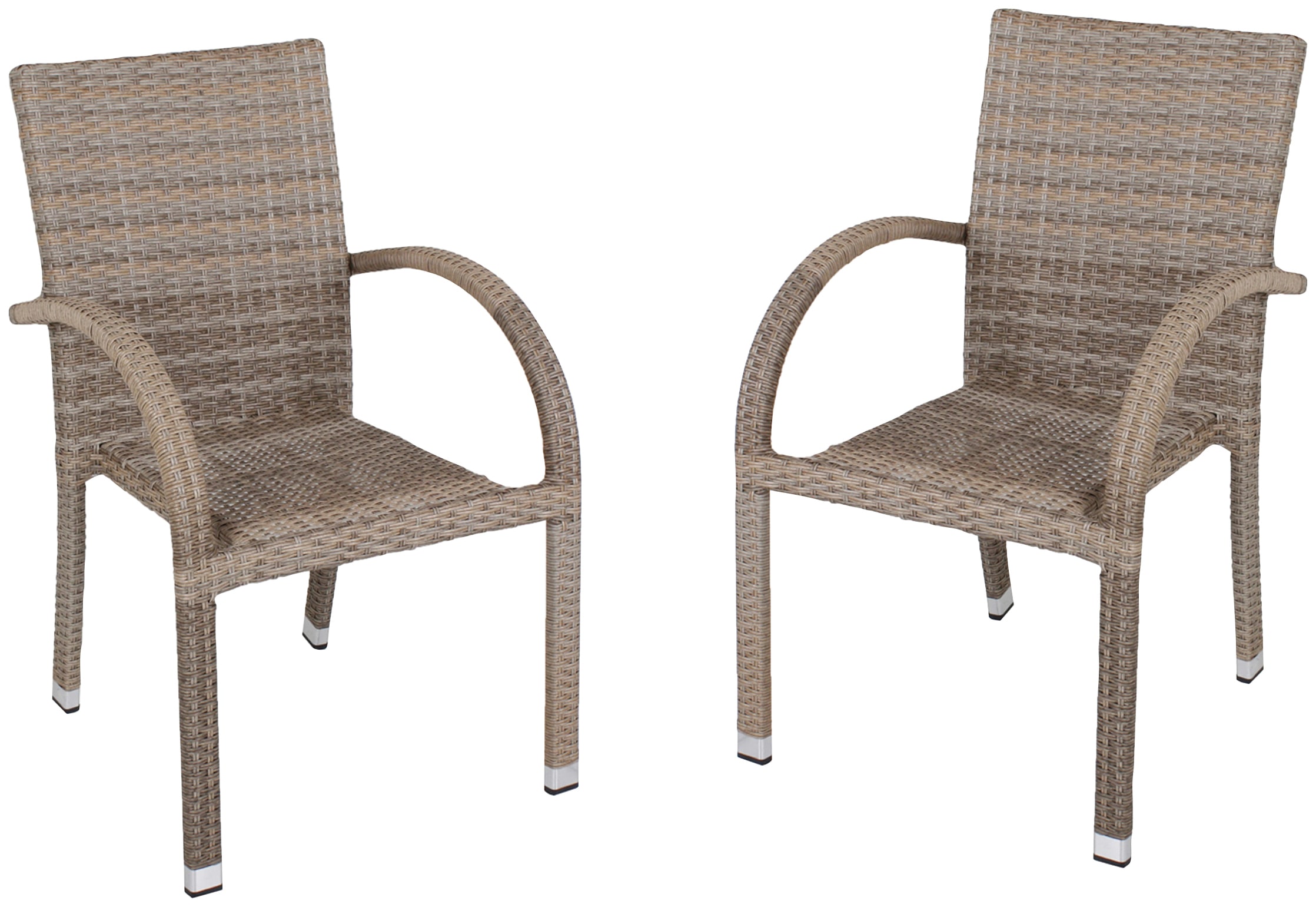 Garden Pleasure Stapelstuhl "MODESTO" (Set) 2 Stk.2er Set, auch für die Gas günstig online kaufen