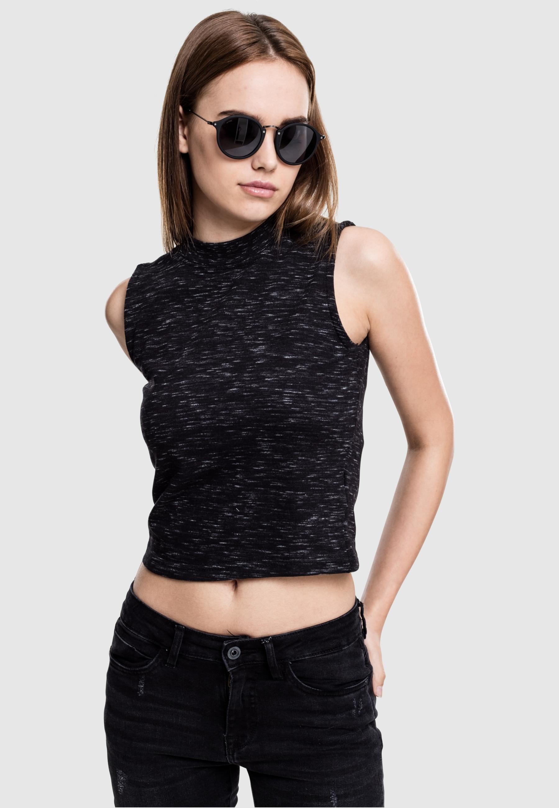 URBAN CLASSICS Muskelshirt »Urban Classics Damen Ladies Space Dye Top«, (1 tlg.)