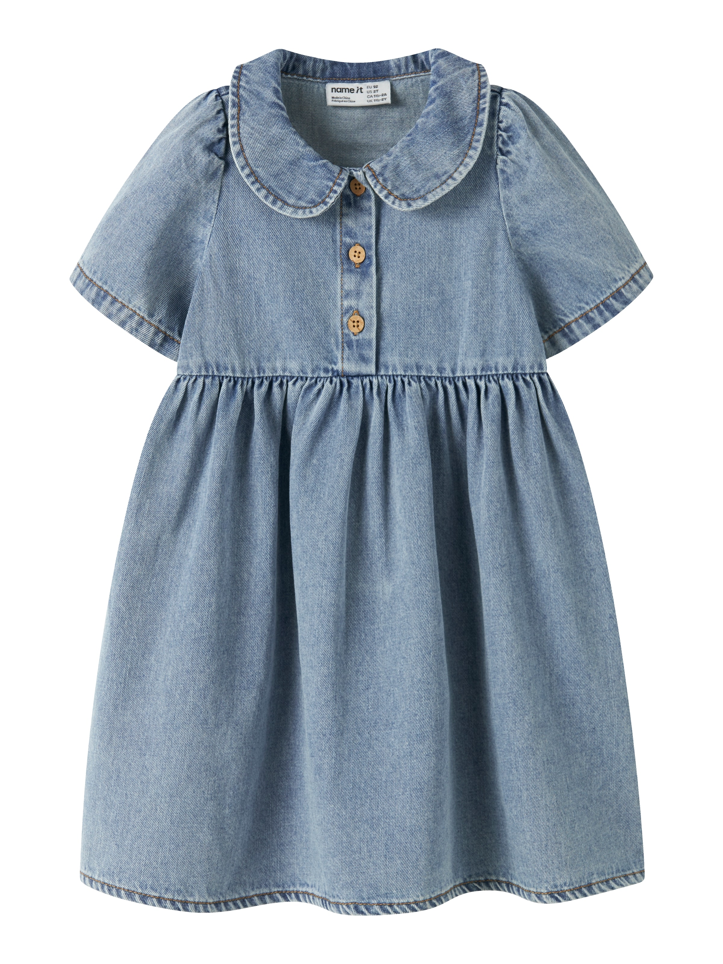 Name It Jeanskleid »NMFPOPPY DNM DRESS 5011-OV H« Baumwolle, relaxed fit