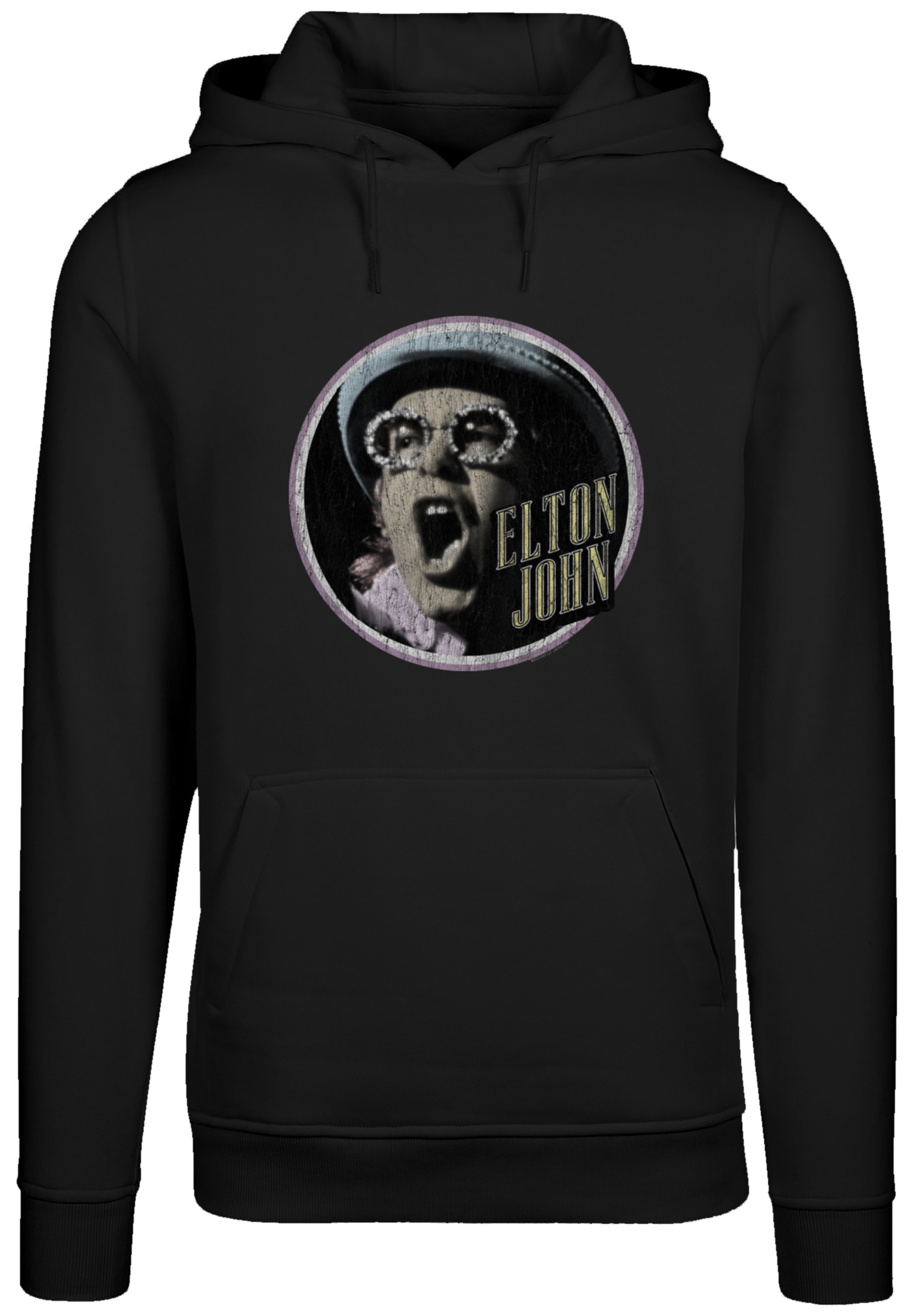 F4NT4STIC Kapuzenpullover »Elton John Vintage Circle«, Premium Qualität