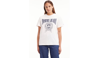 Tommy Jeans T-Shirt »TJW REG HOMEGROWN 4 SS«, mit großflächigem Logodruck  für kaufen | BAUR