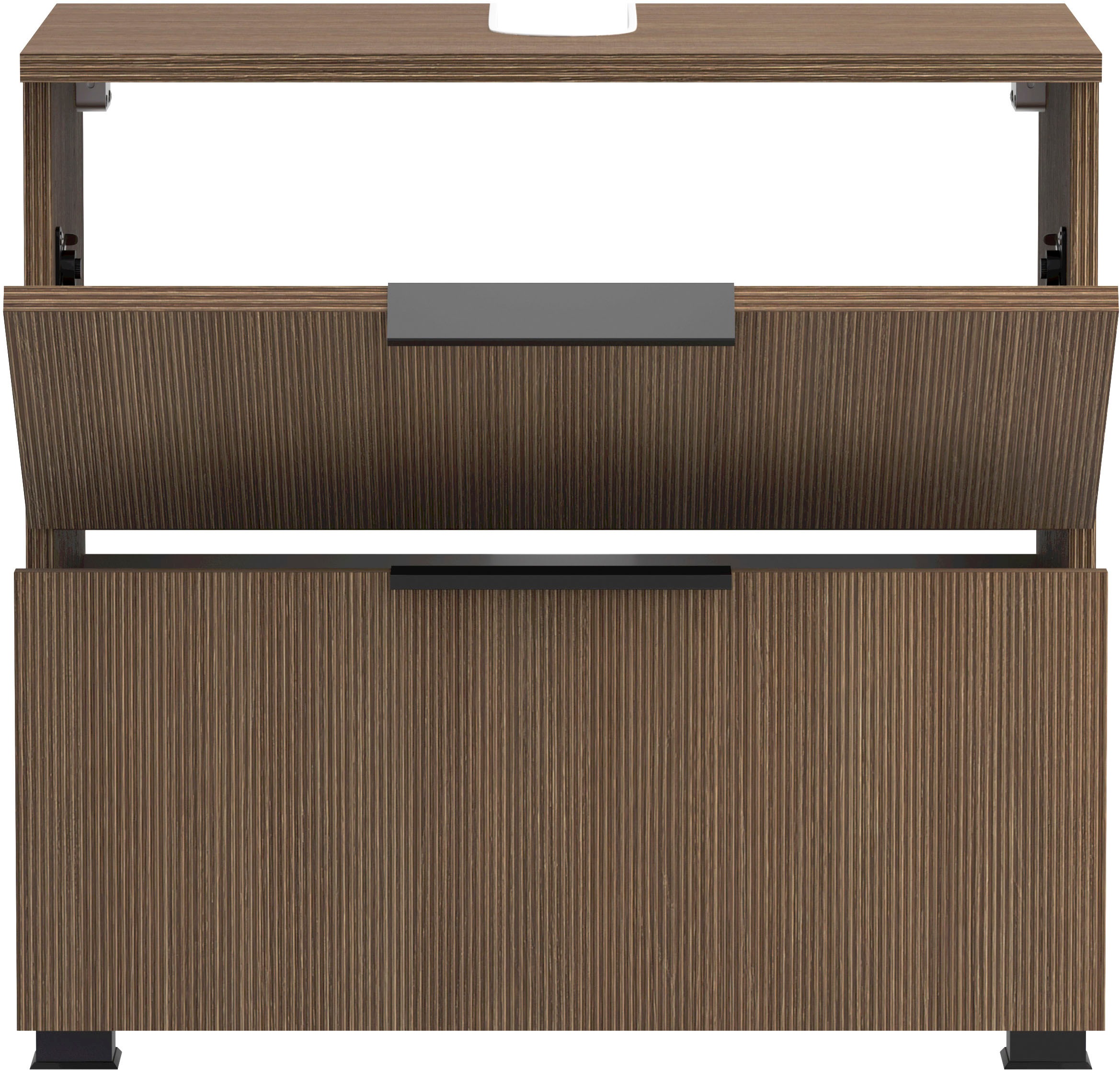 welltime Badmöbel-Set »Welltime, York Unterbecken-Set 2teilig, 60 cm, 1 Klappe, 1 Auszug«