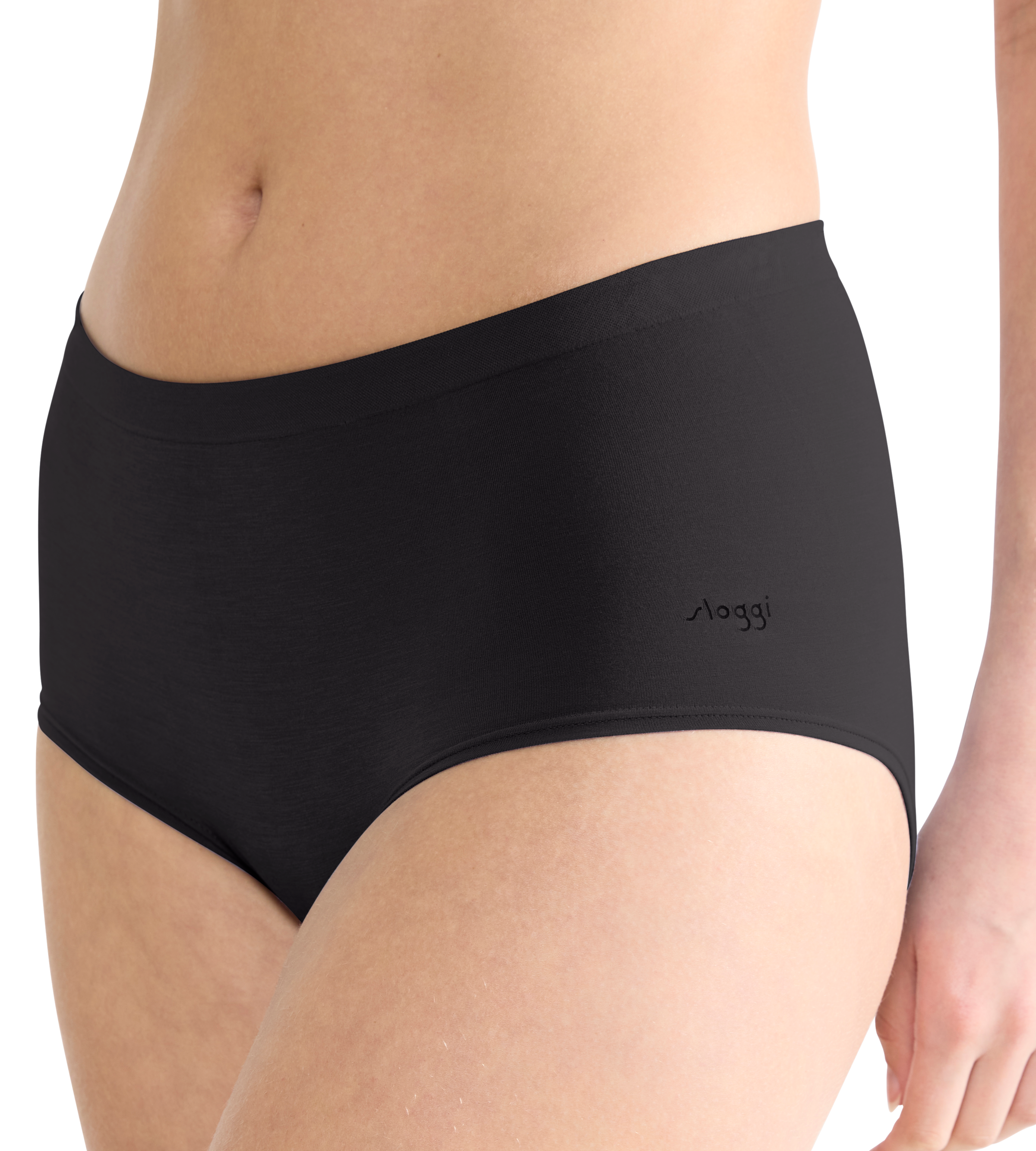 sloggi High-Waist-Slip »GO Sense«, (2er Pack), Santoni Rundstrick