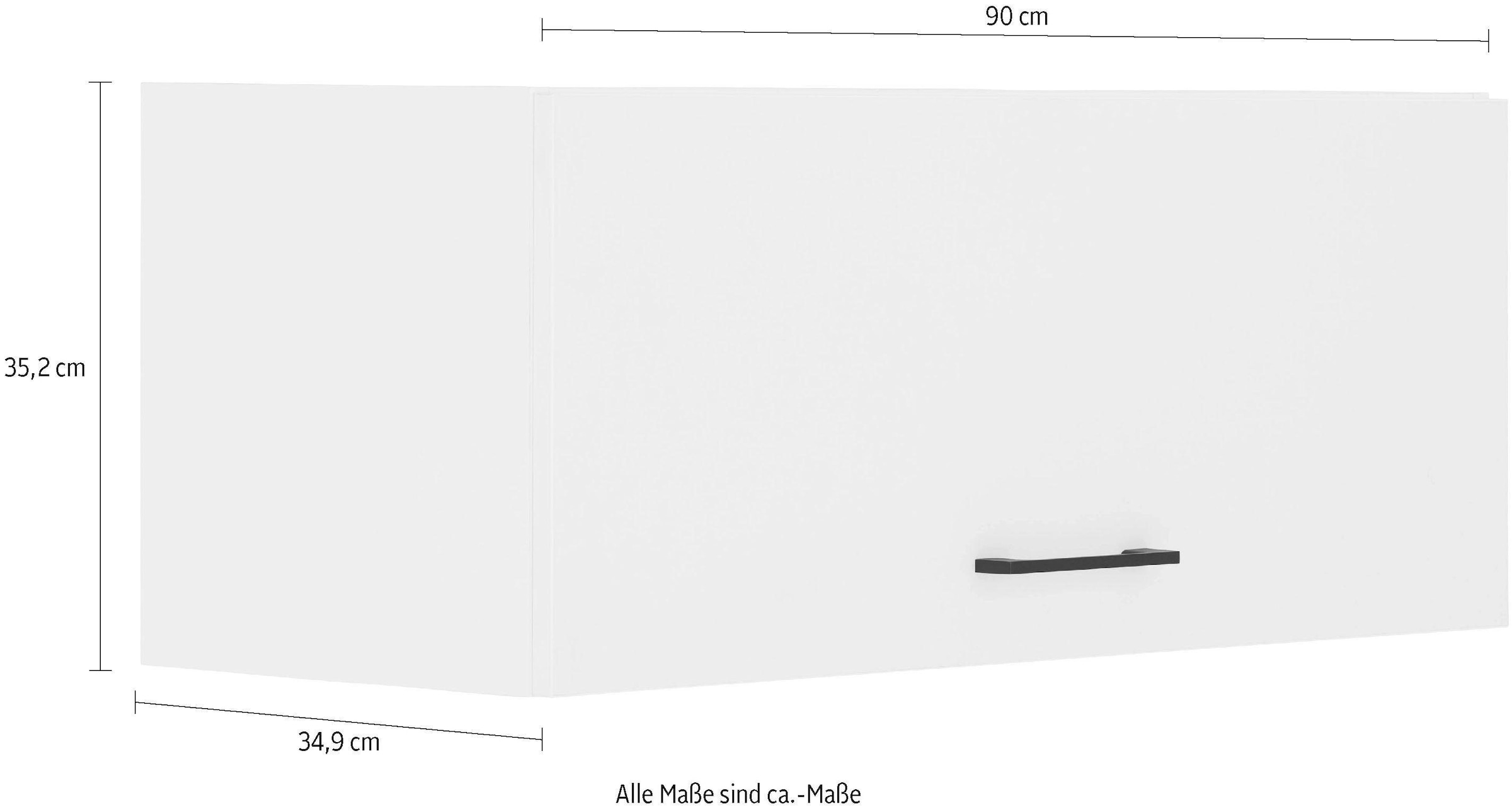 OPTIFIT Klapphängeschrank »Tokio«, 90 cm breit, mit 1 Klappe