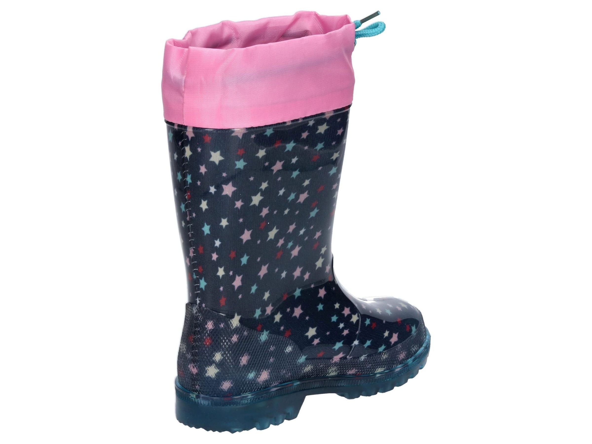Gummistiefel LICO "Stiefel Powerlight W Blinky", Mädchen, Gr. 26, blau, Synthetik, Schuhe Gummistiefel 3