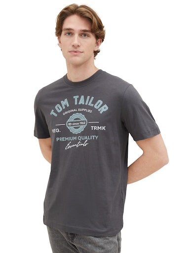 TOM TAILOR T-Shirt, mit großem Logofrontprint