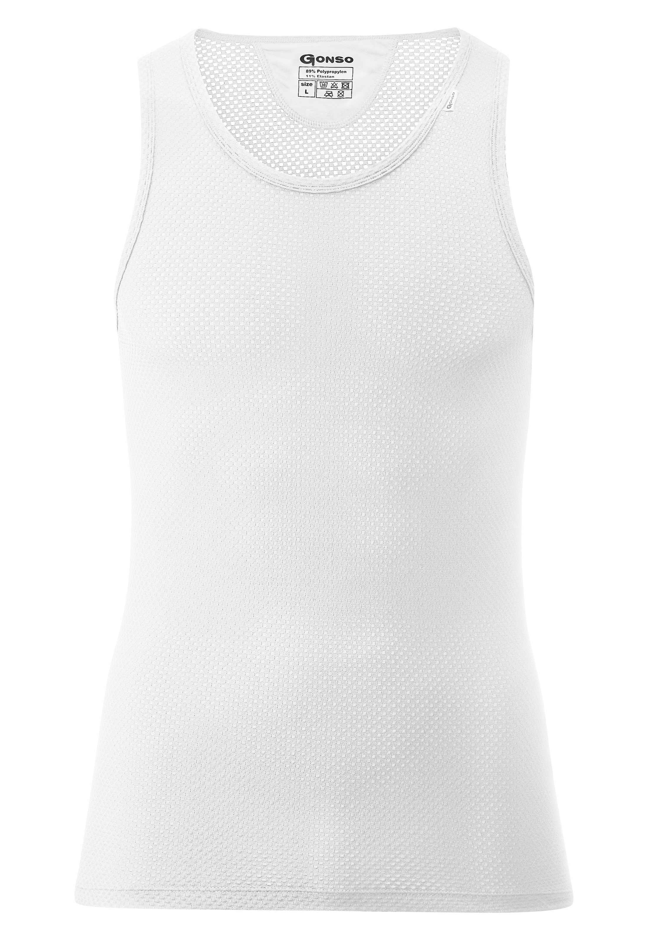 Gonso Funktionsshirt "Base Shirt Sleeveless M", Herren Fahrrad-Unterhemd, elastisch und atmungsaktiv Rundhals Radshirt